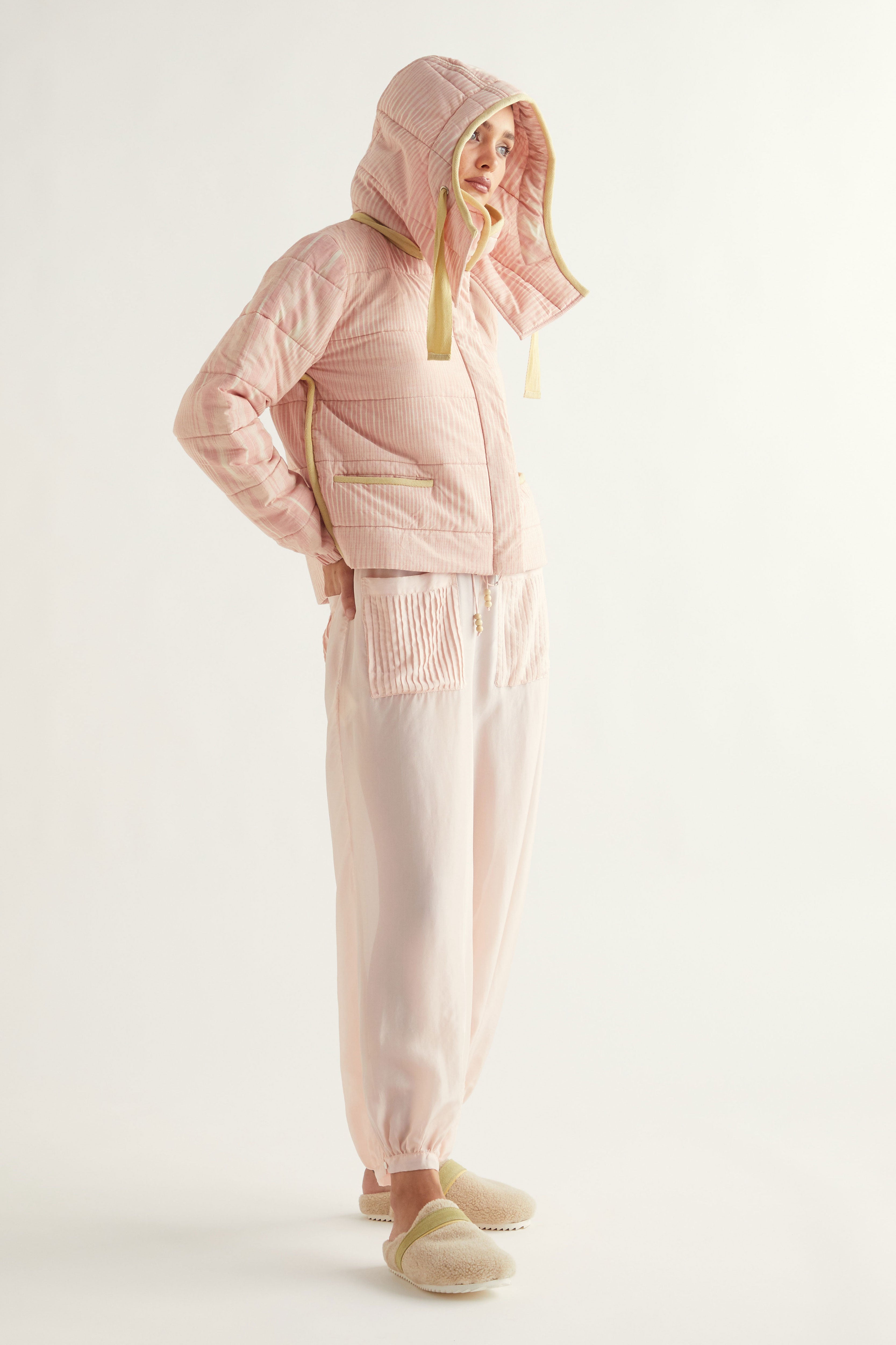 Ted Faux Shearling & Nubuck Slide