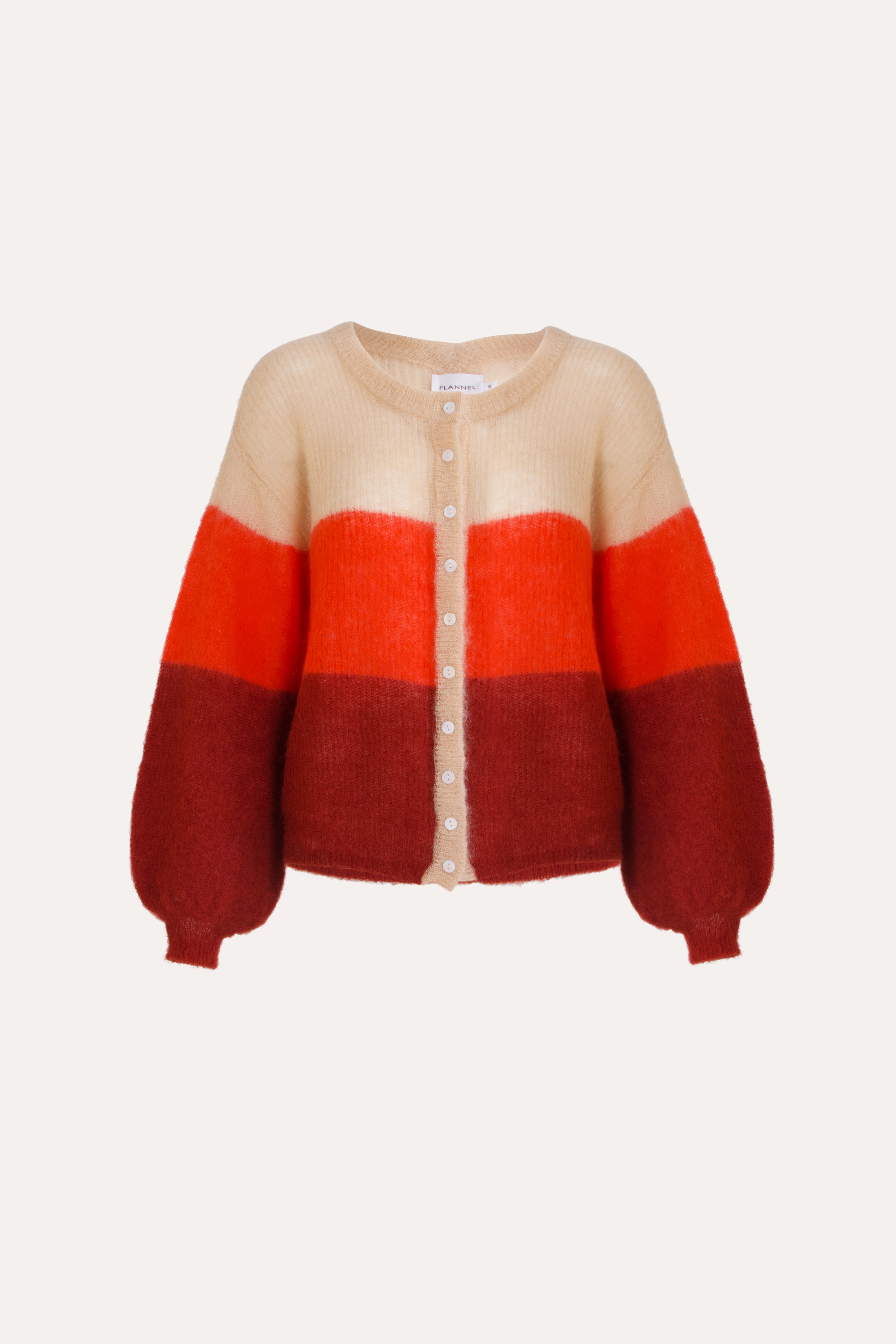 Inez Mohair Wool Cardigan