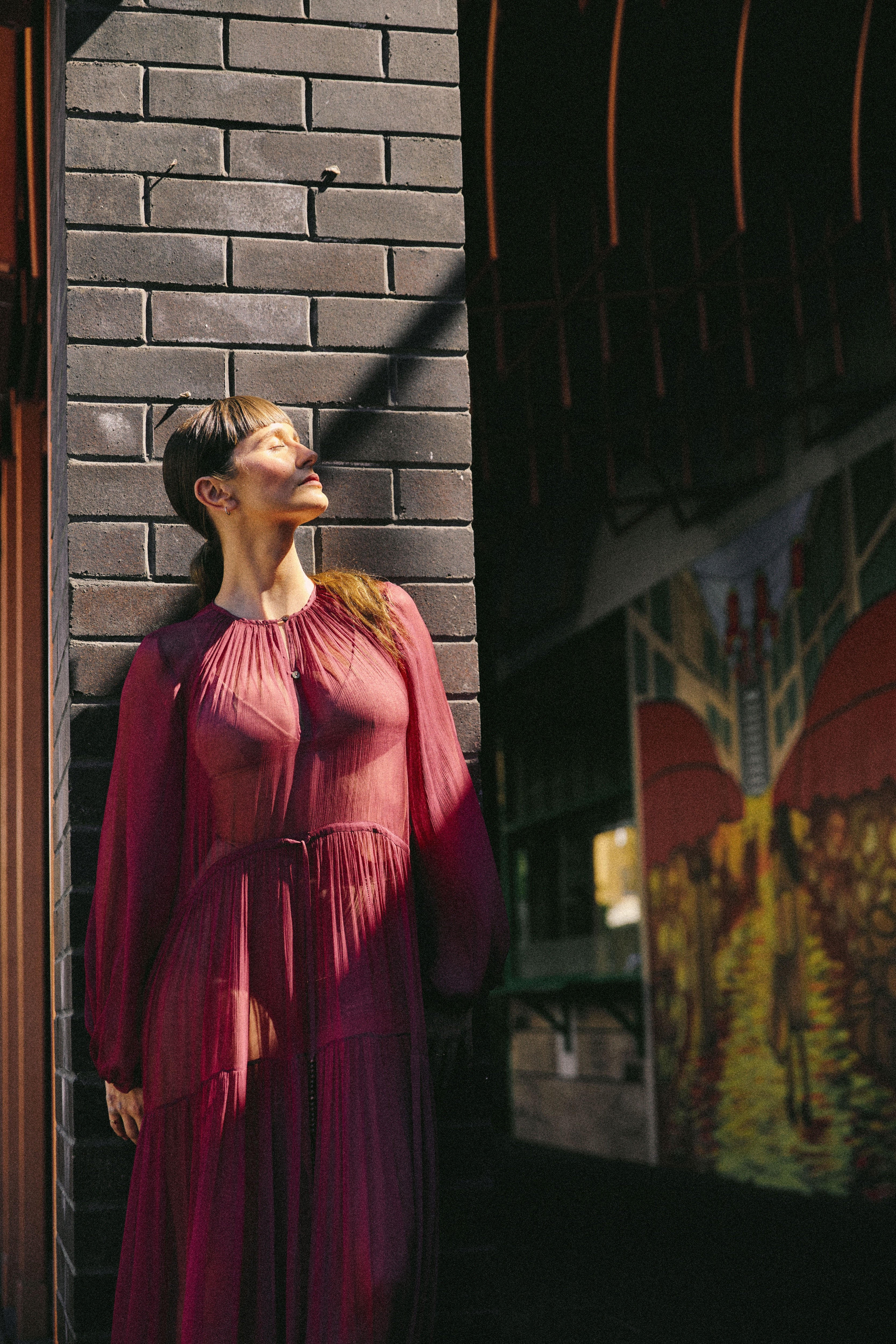 Lucinda Crinkle Chiffon Maxi Dress