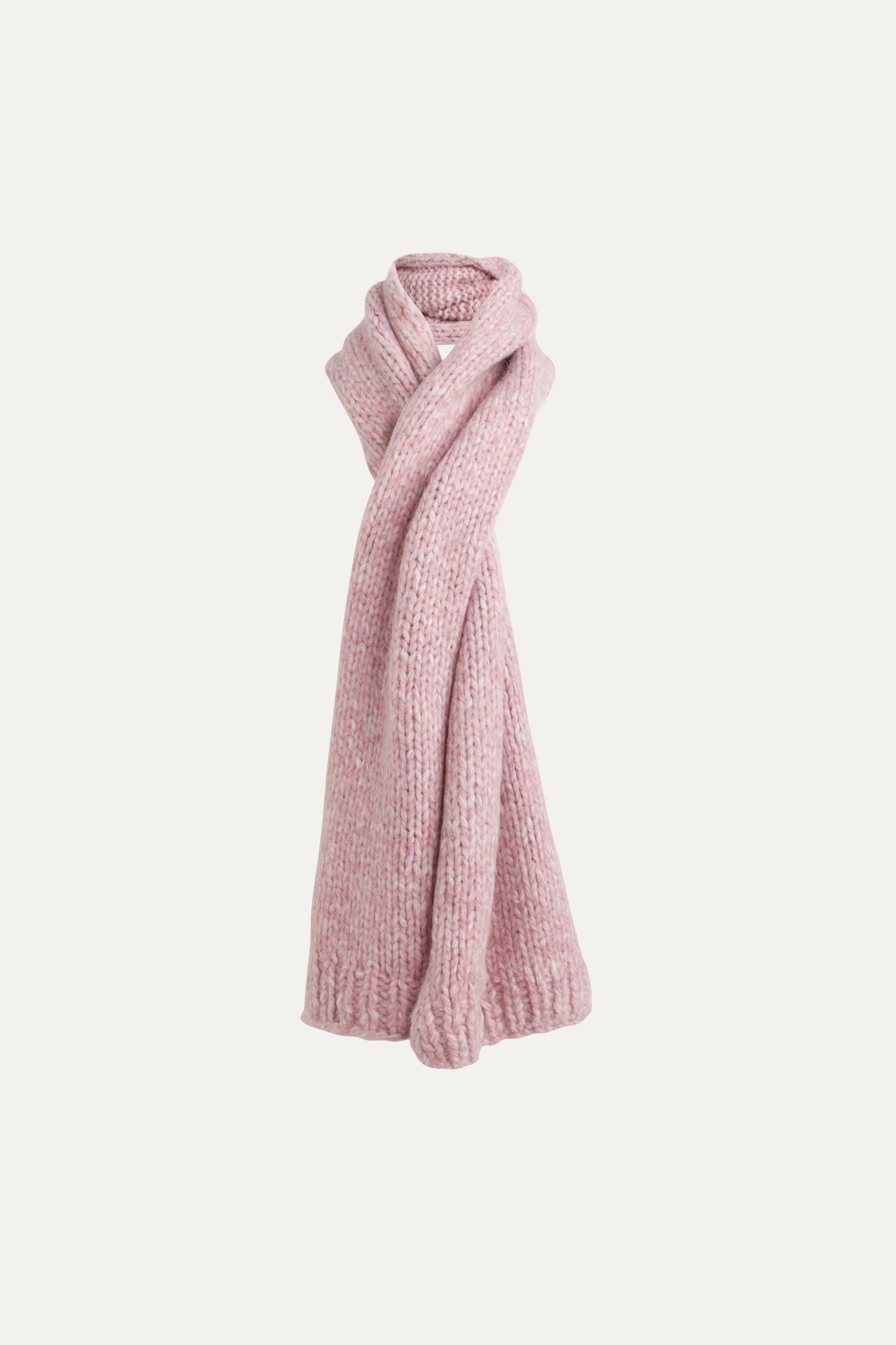 Marley Hand-Knit Wool Scarf