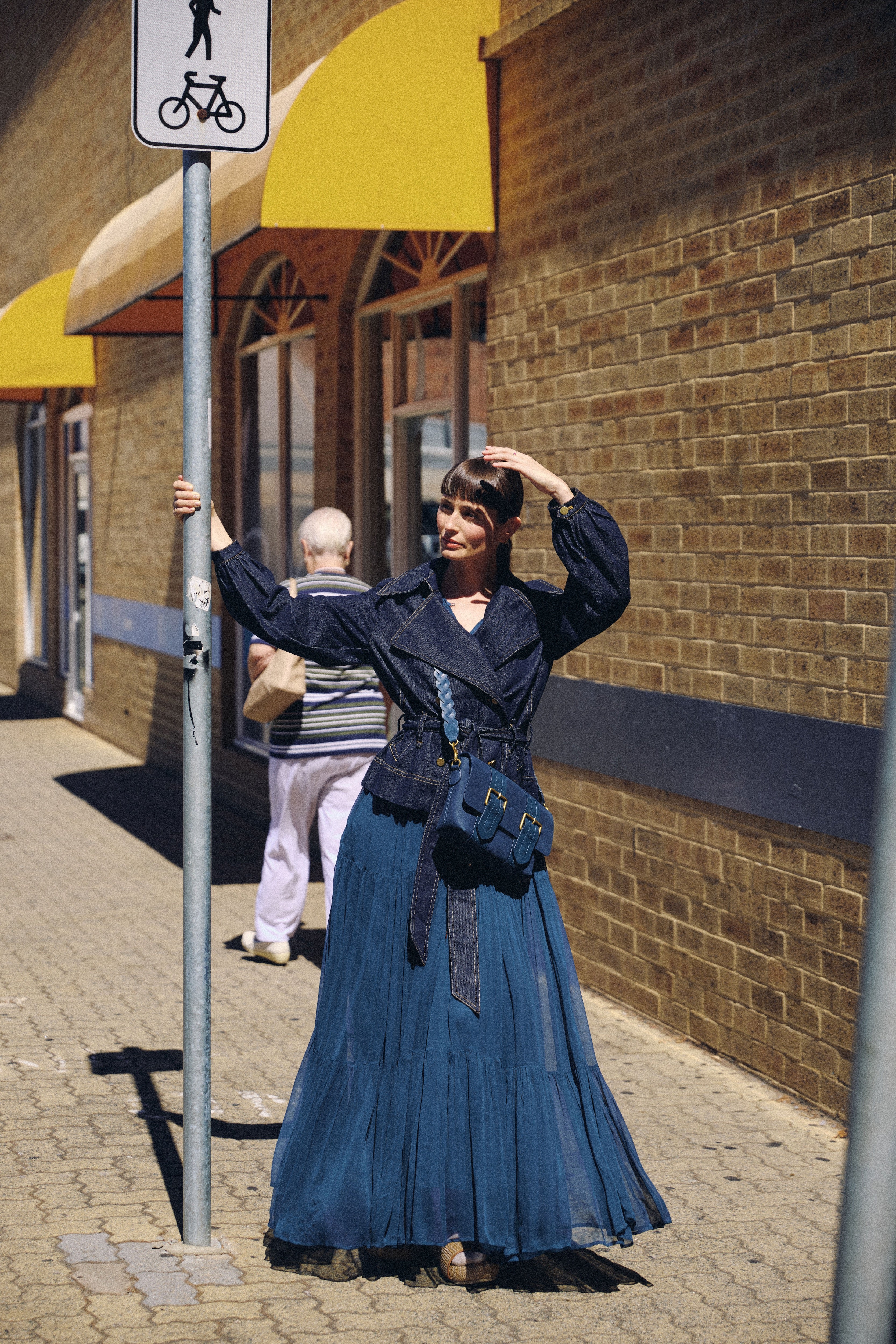 Lucinda Crinkle Chiffon Maxi Dress