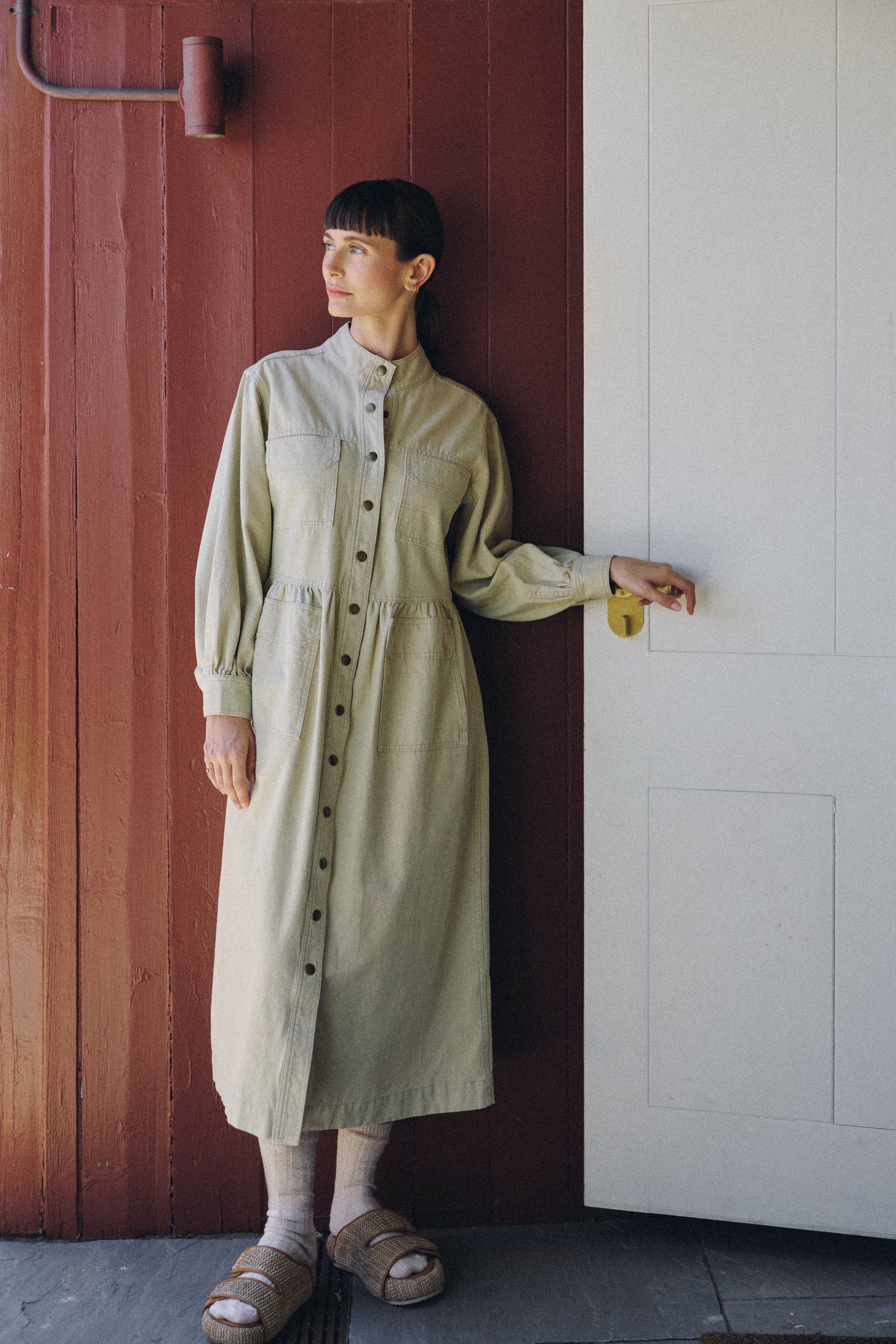 Melina Cotton Twill Dress