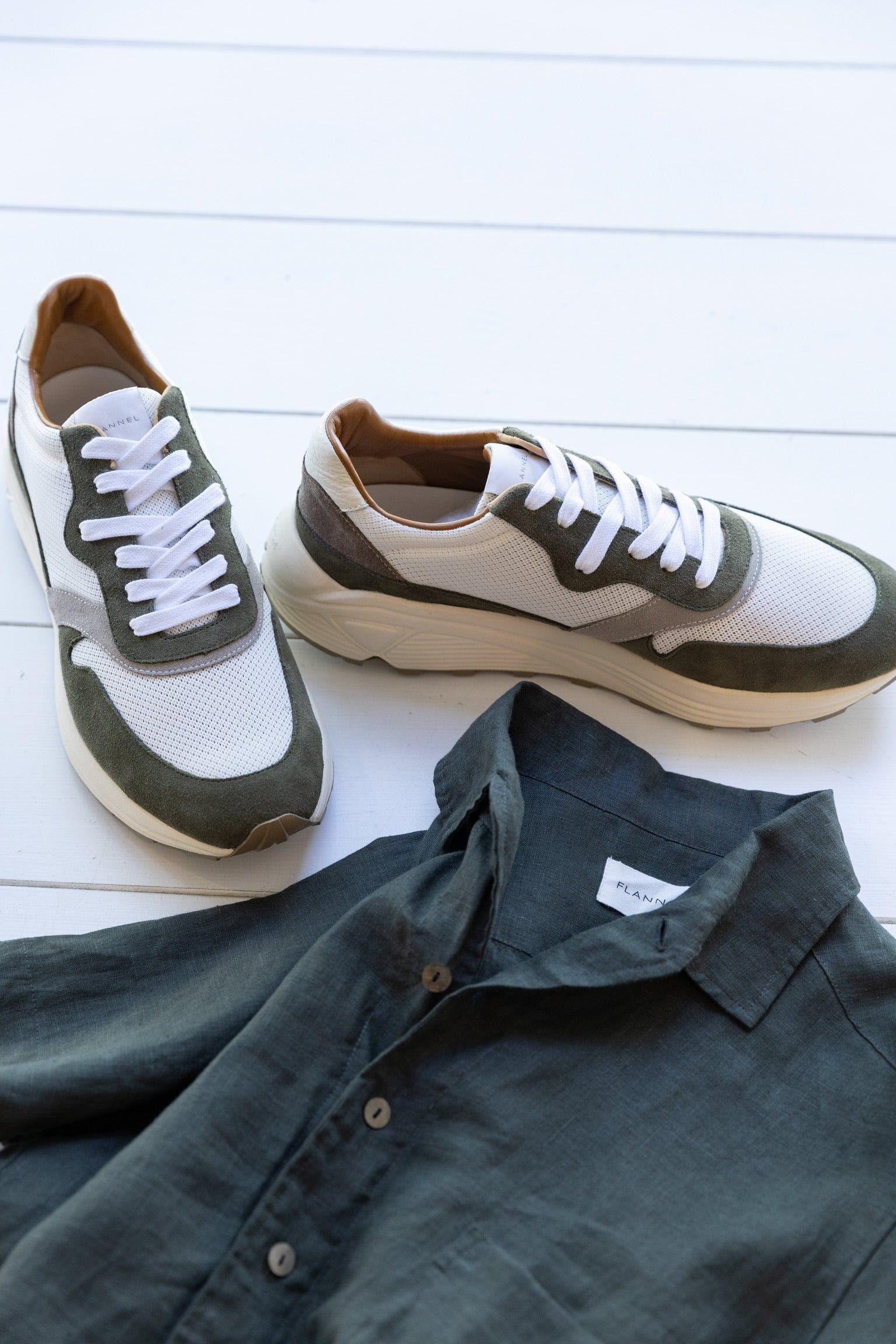 Evan Leather-Suede Sneaker