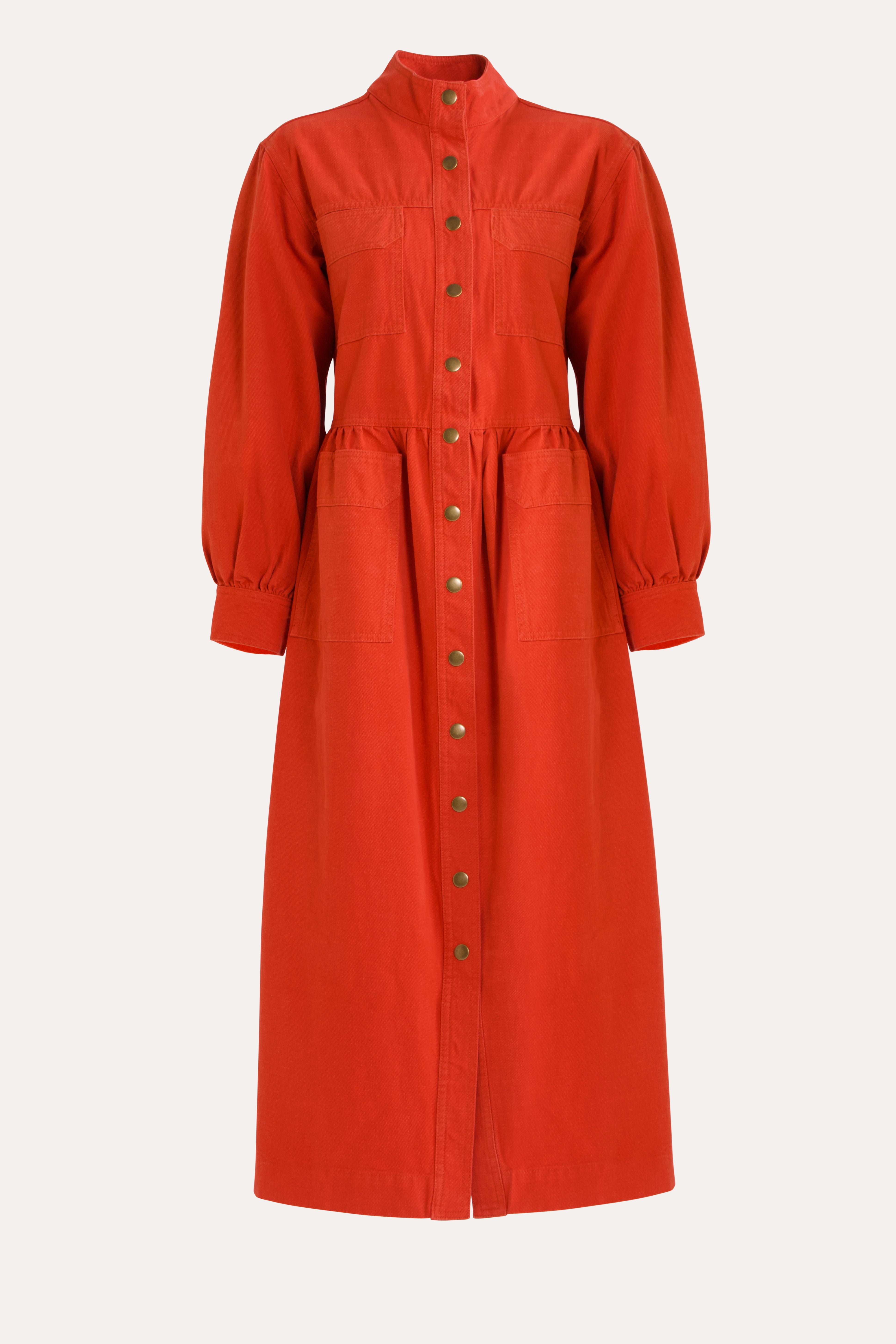 Melina Cotton Twill Dress