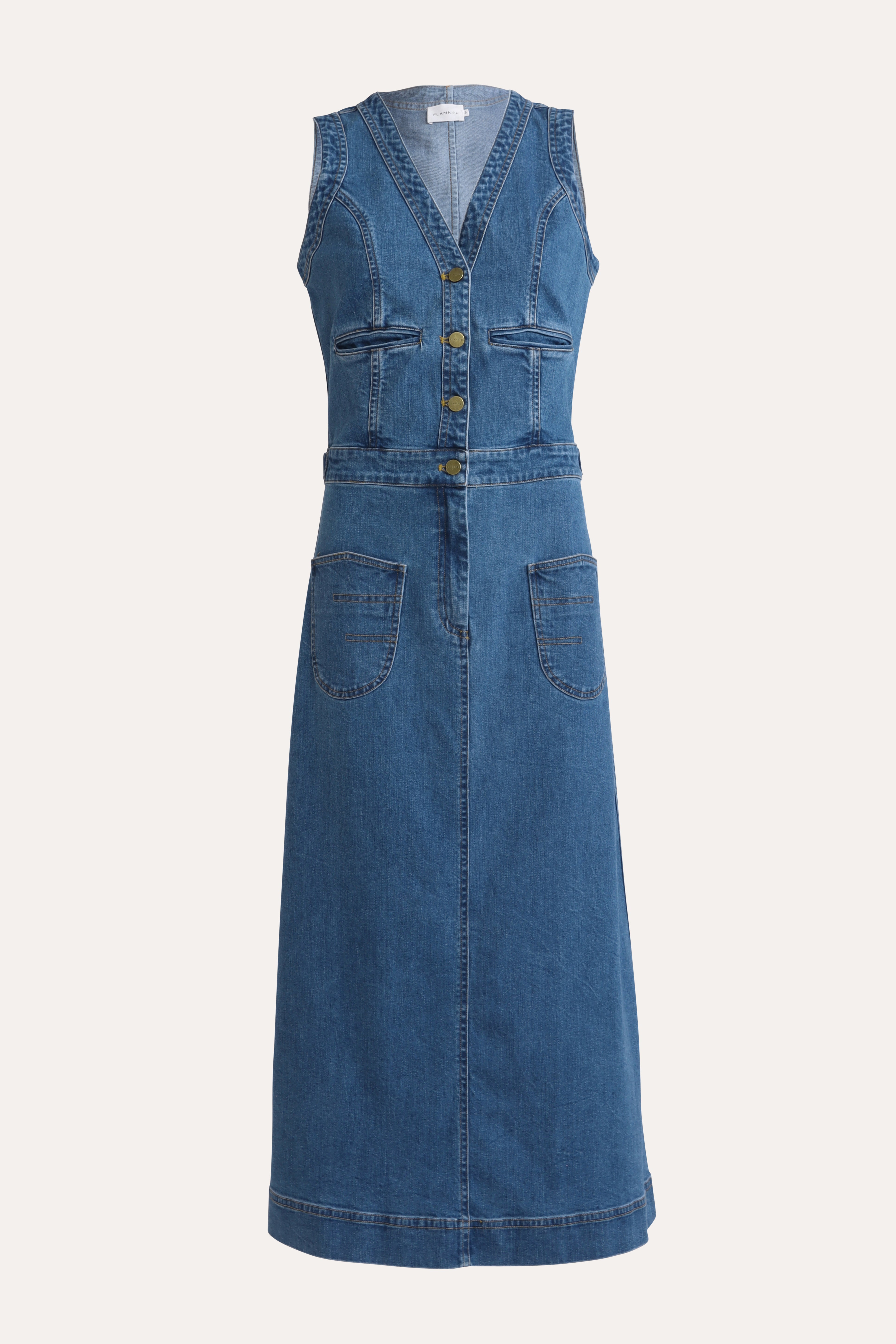 Raven Denim Sleeveless Dress