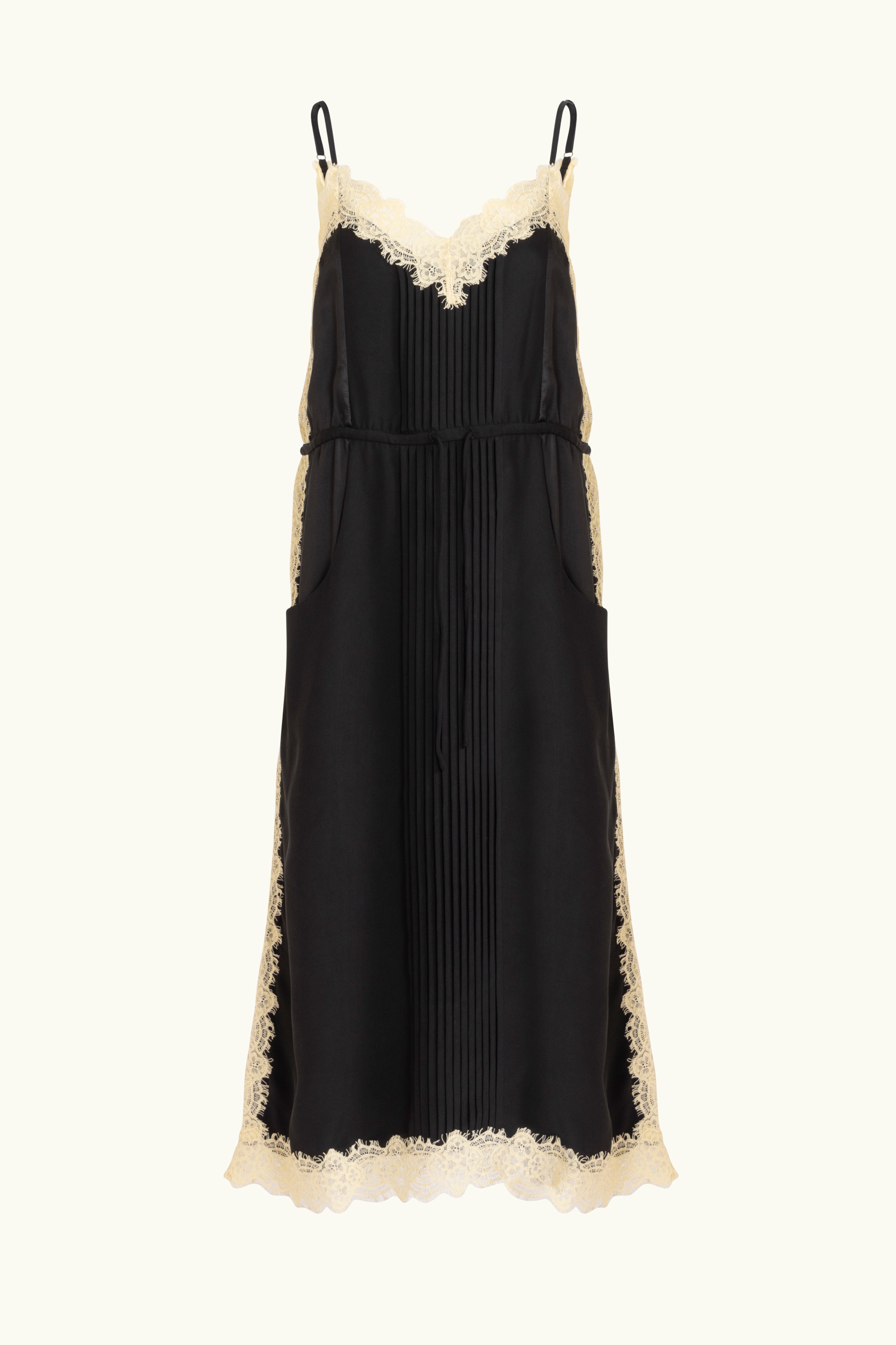 Brodie Silk & Lace Cami Dress