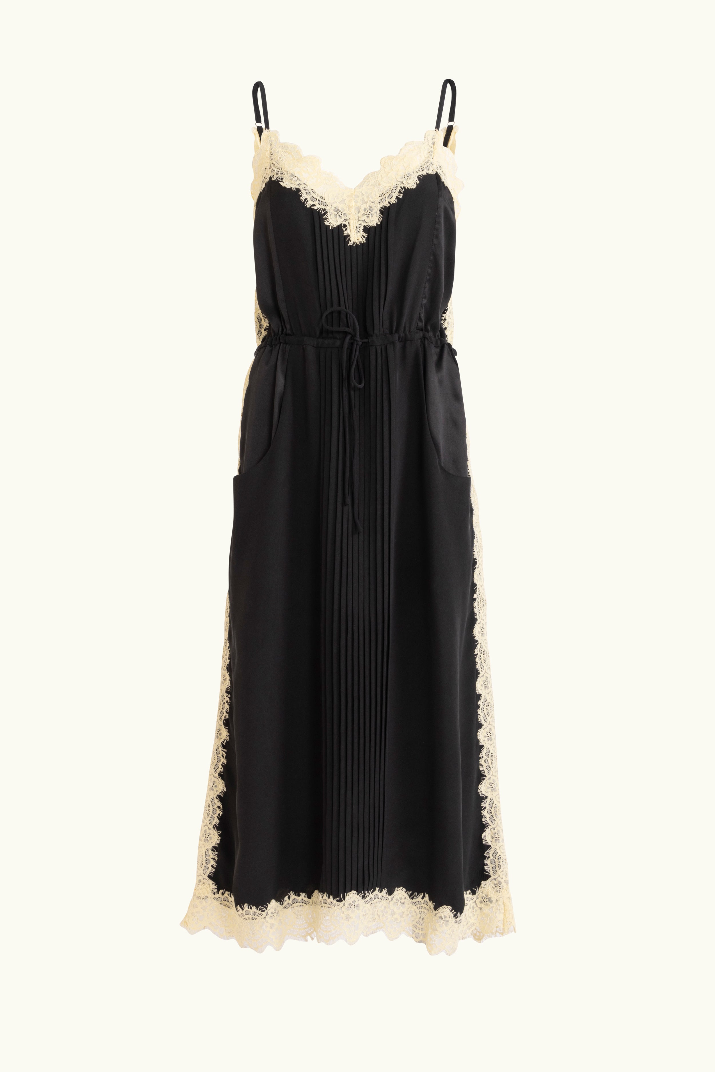 Brodie Silk & Lace Cami Dress