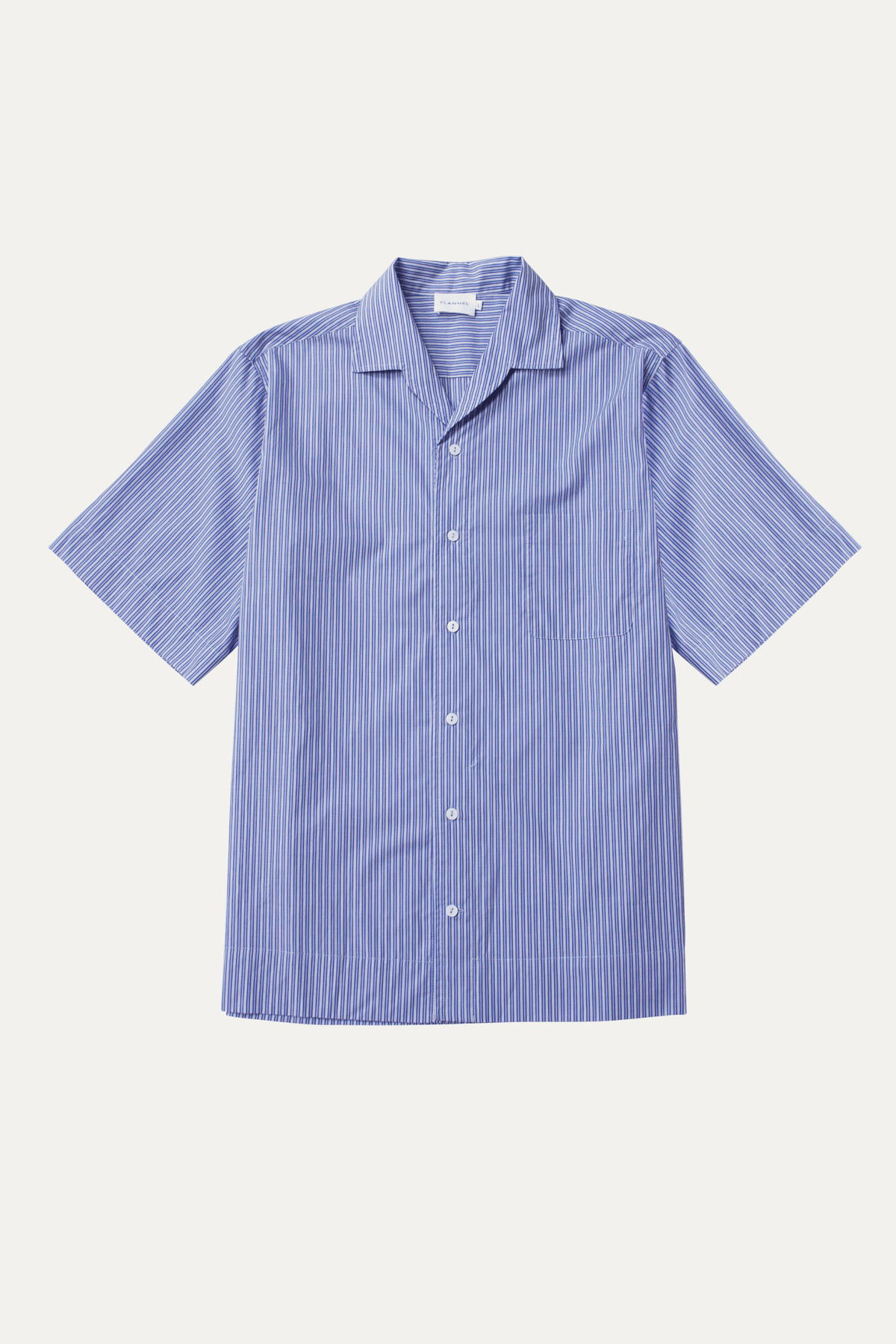 Establishment Blue Stripe Short Sleeve Shirt