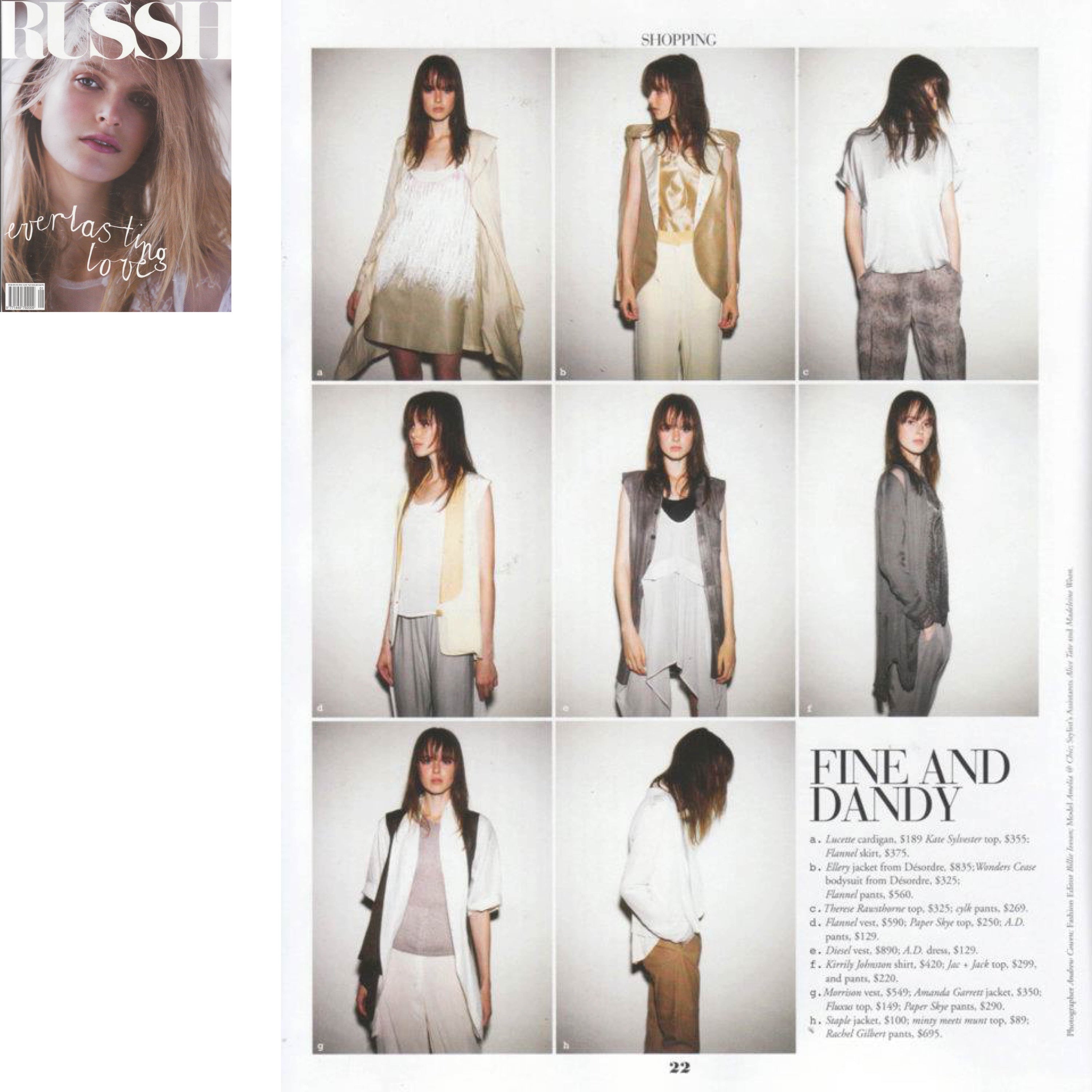 FLANNEL Editorial clippings