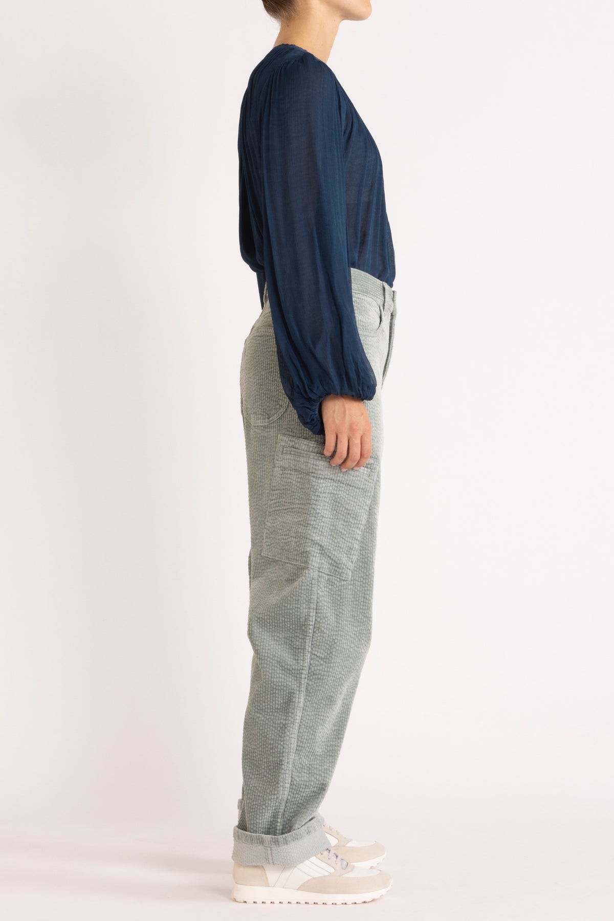 Dune Corduroy Bow Leg Pant