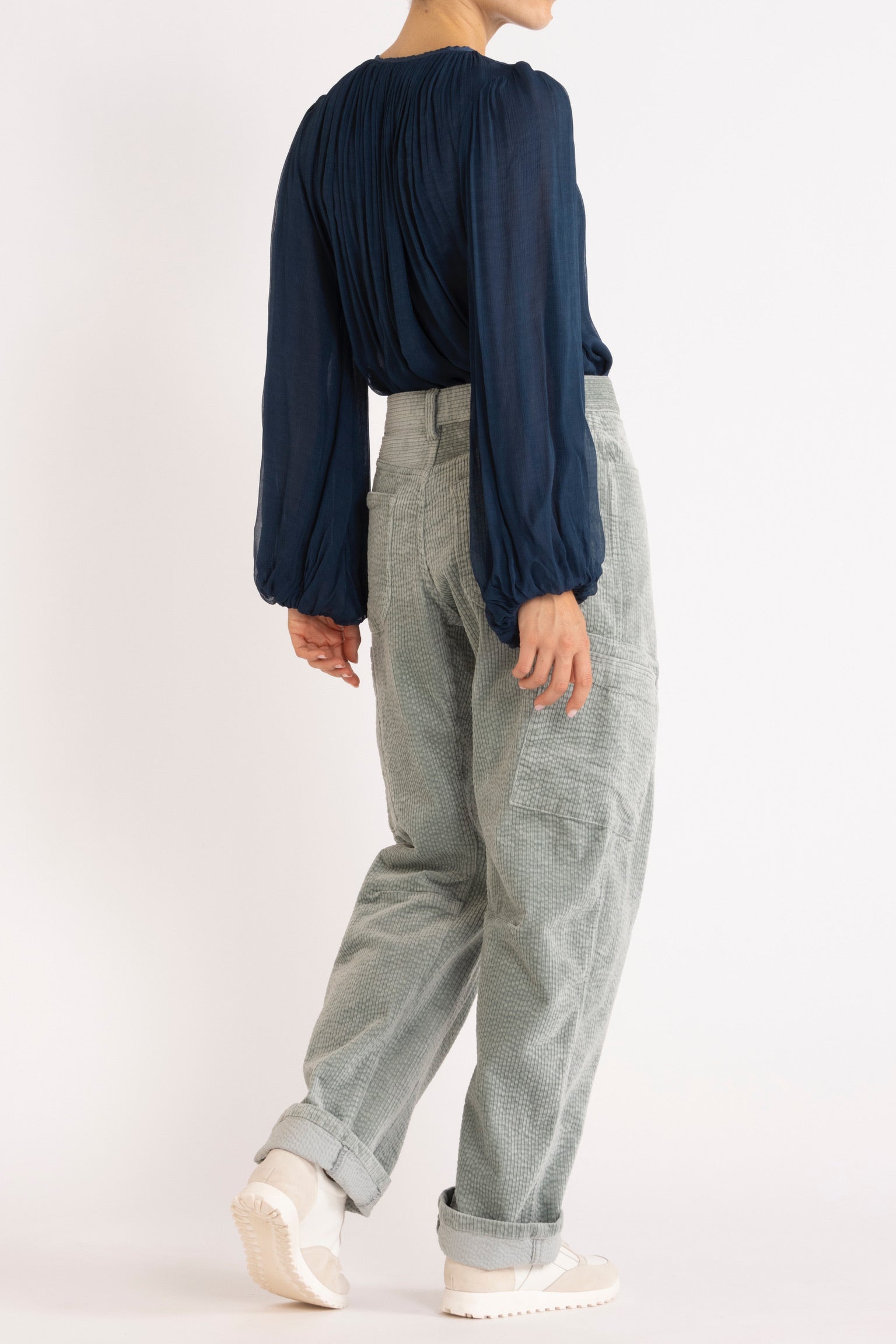 Dune Corduroy Bow Leg Pant