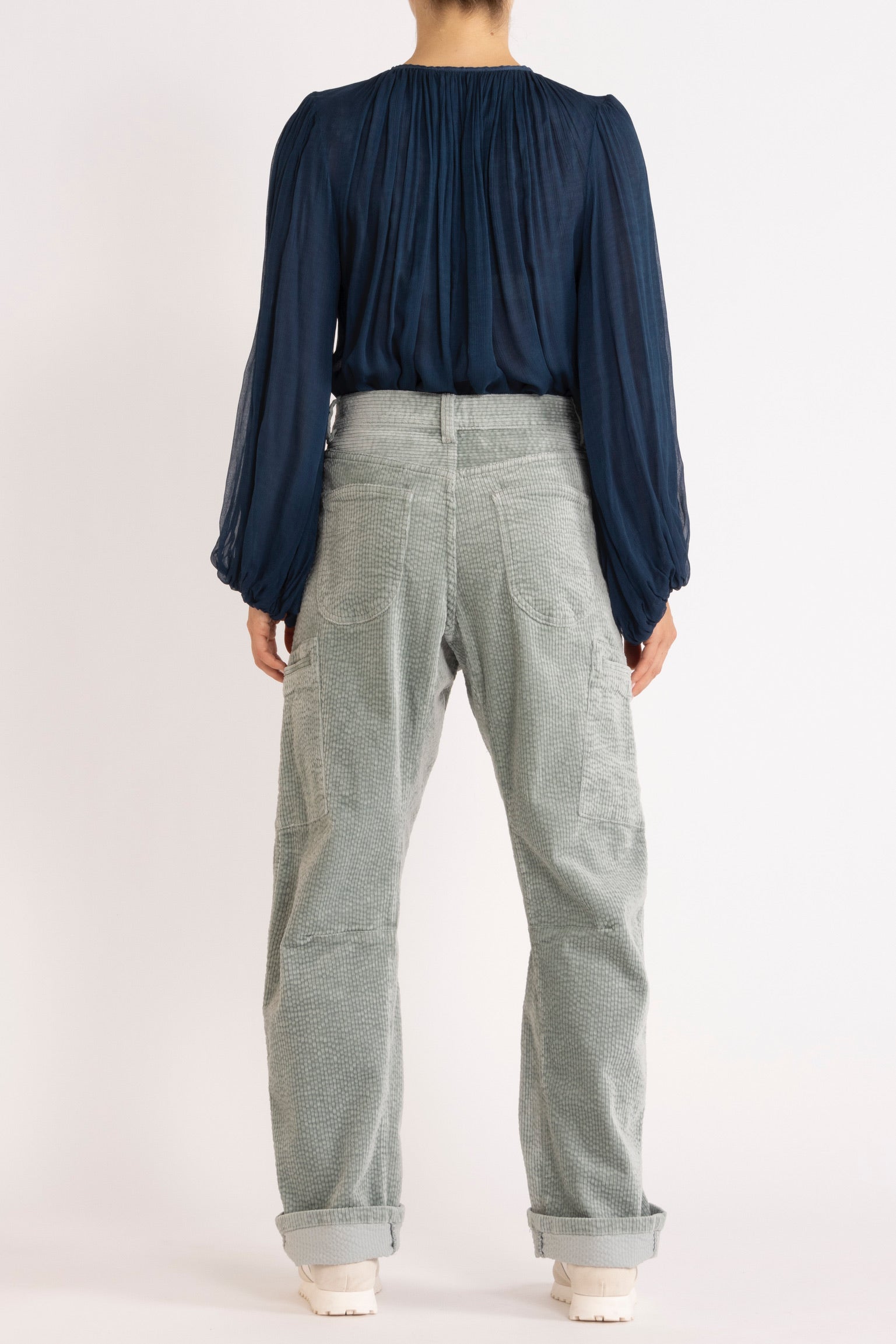 Dune Corduroy Bow Leg Pant