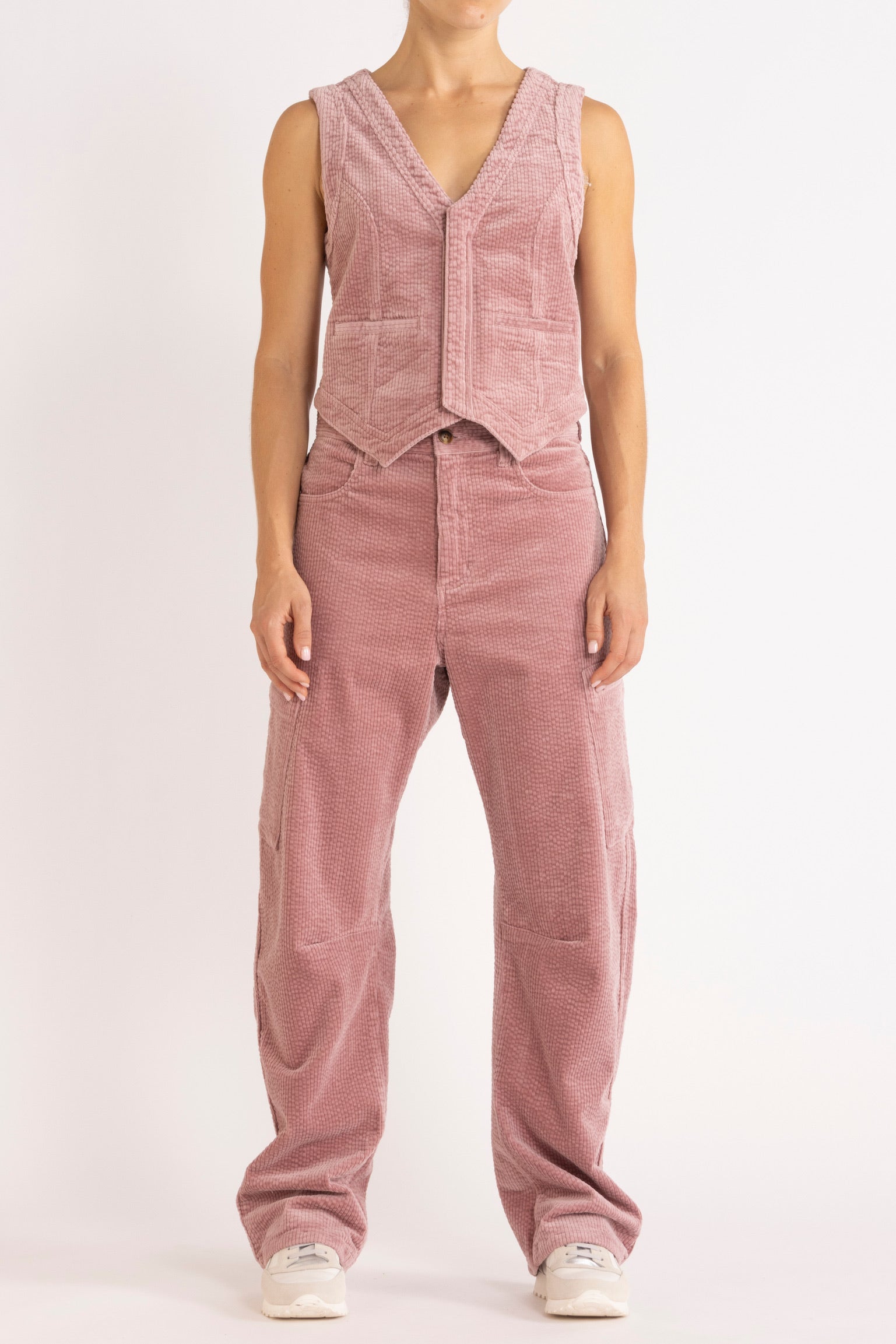 Dune Corduroy Bow Leg Pant