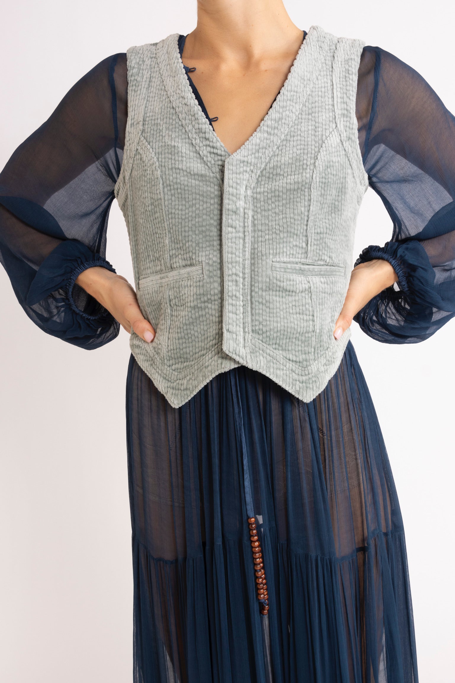 Dune Cotton Corduroy Vest