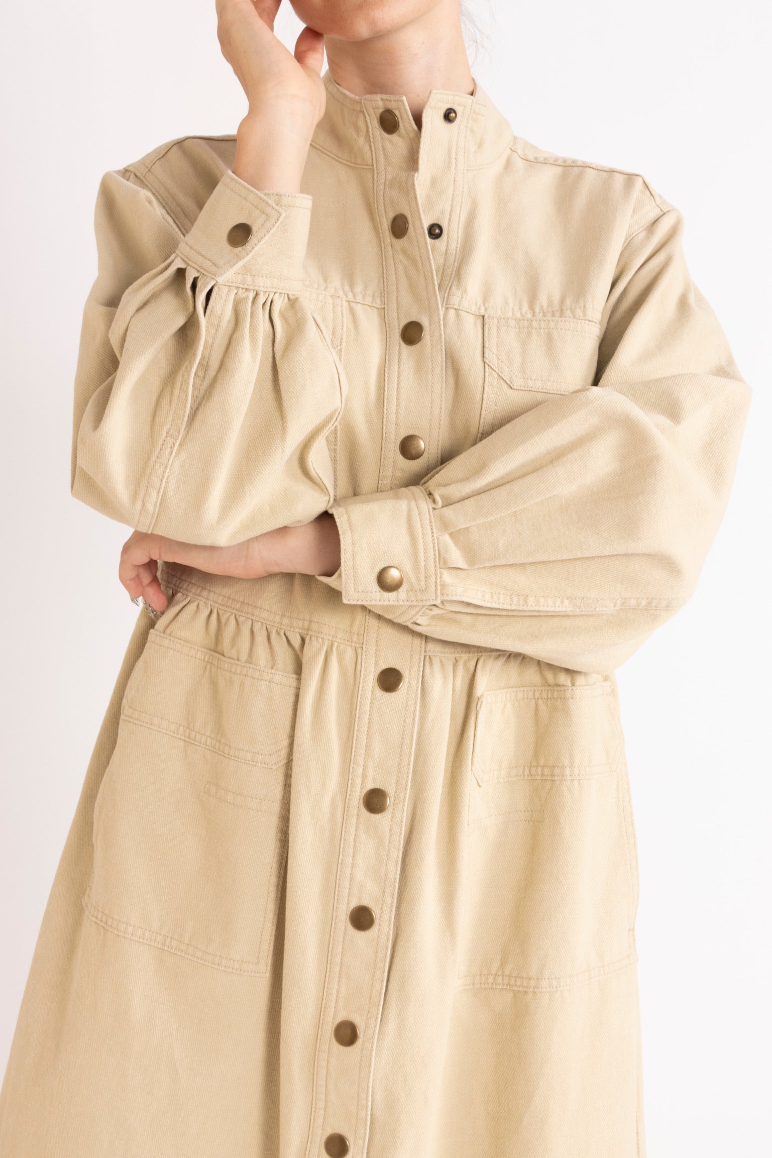 Melina Cotton Twill Dress