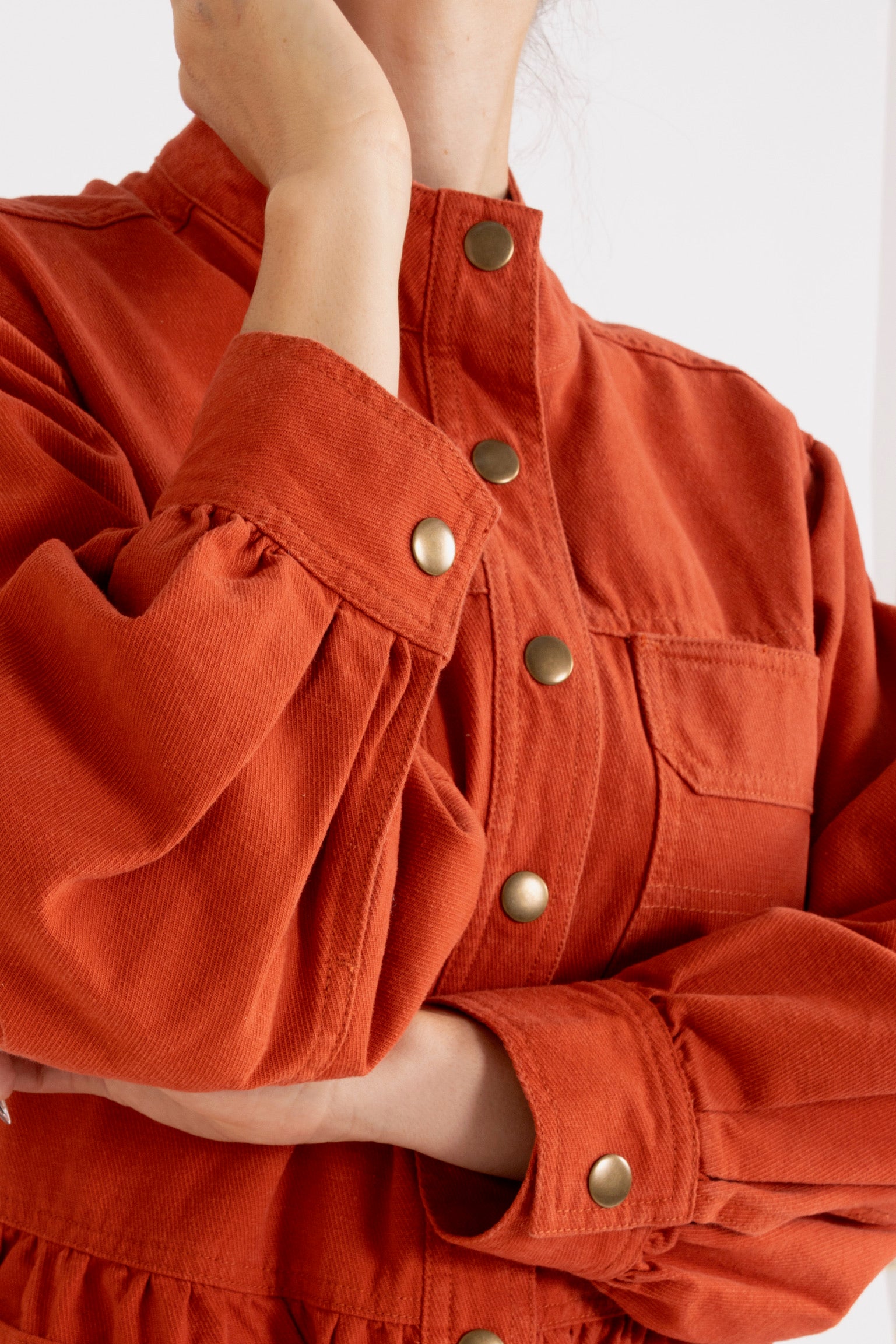 Melina Cotton Twill Dress