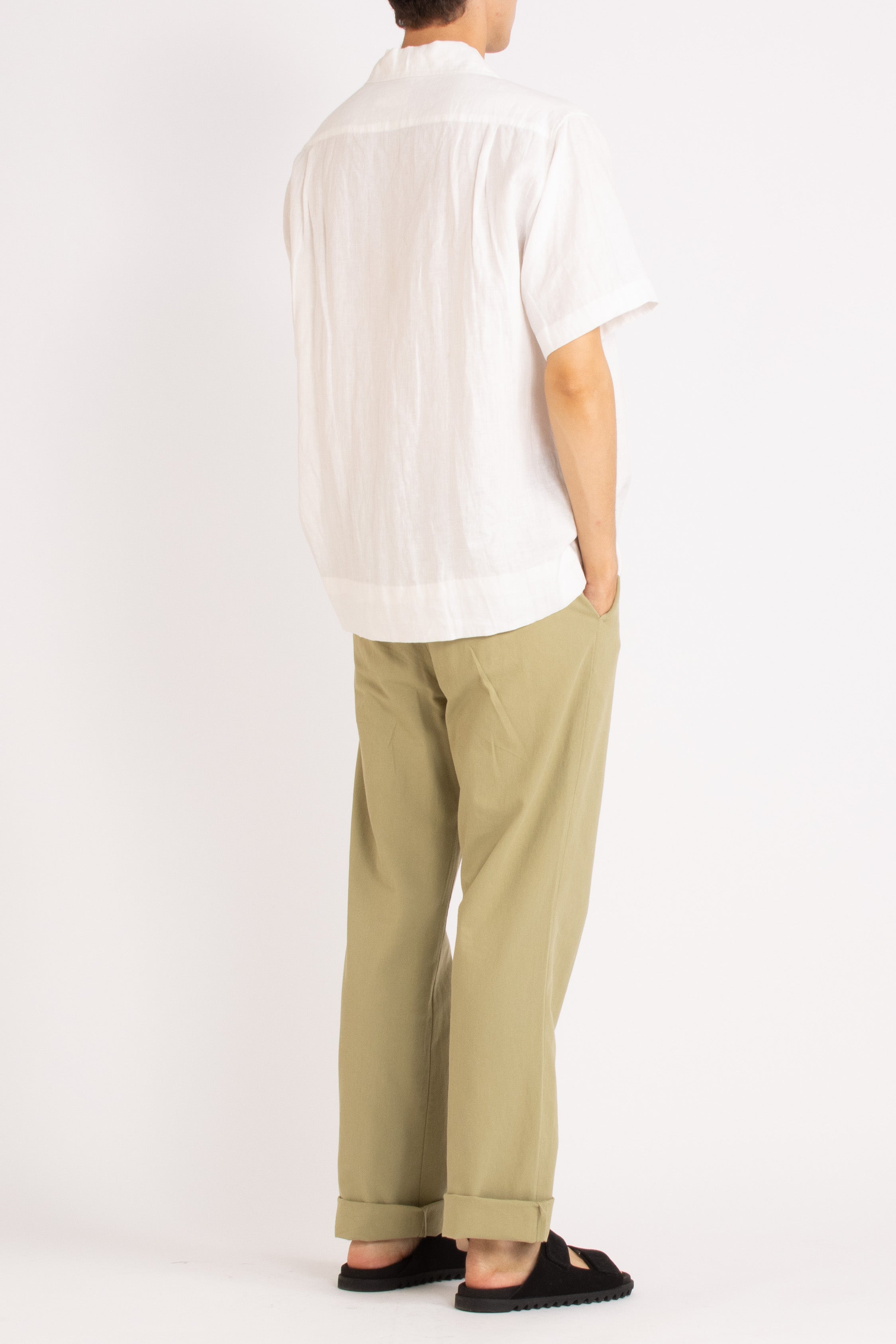 Eddie Straight Leg Cotton Twill Pant