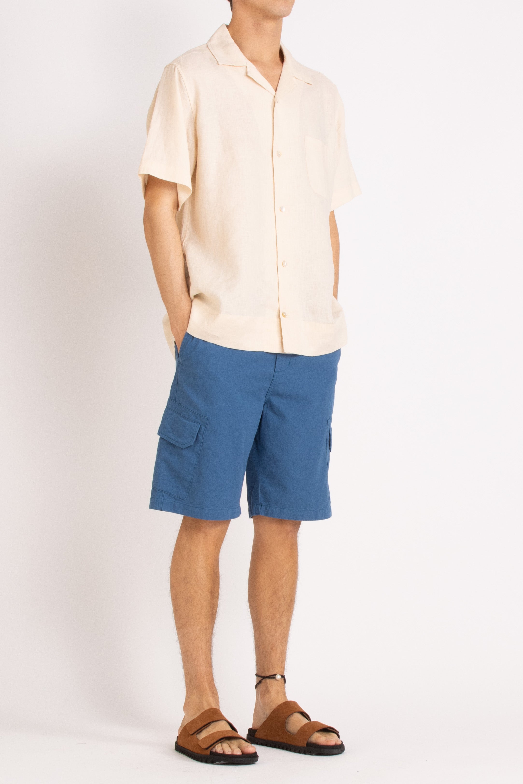 Eddie Relaxed Cotton Twill Short