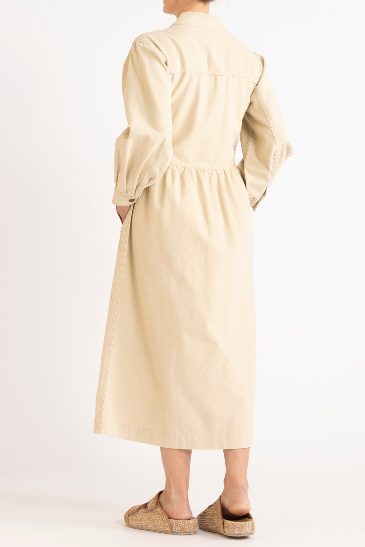 Melina Cotton Twill Dress