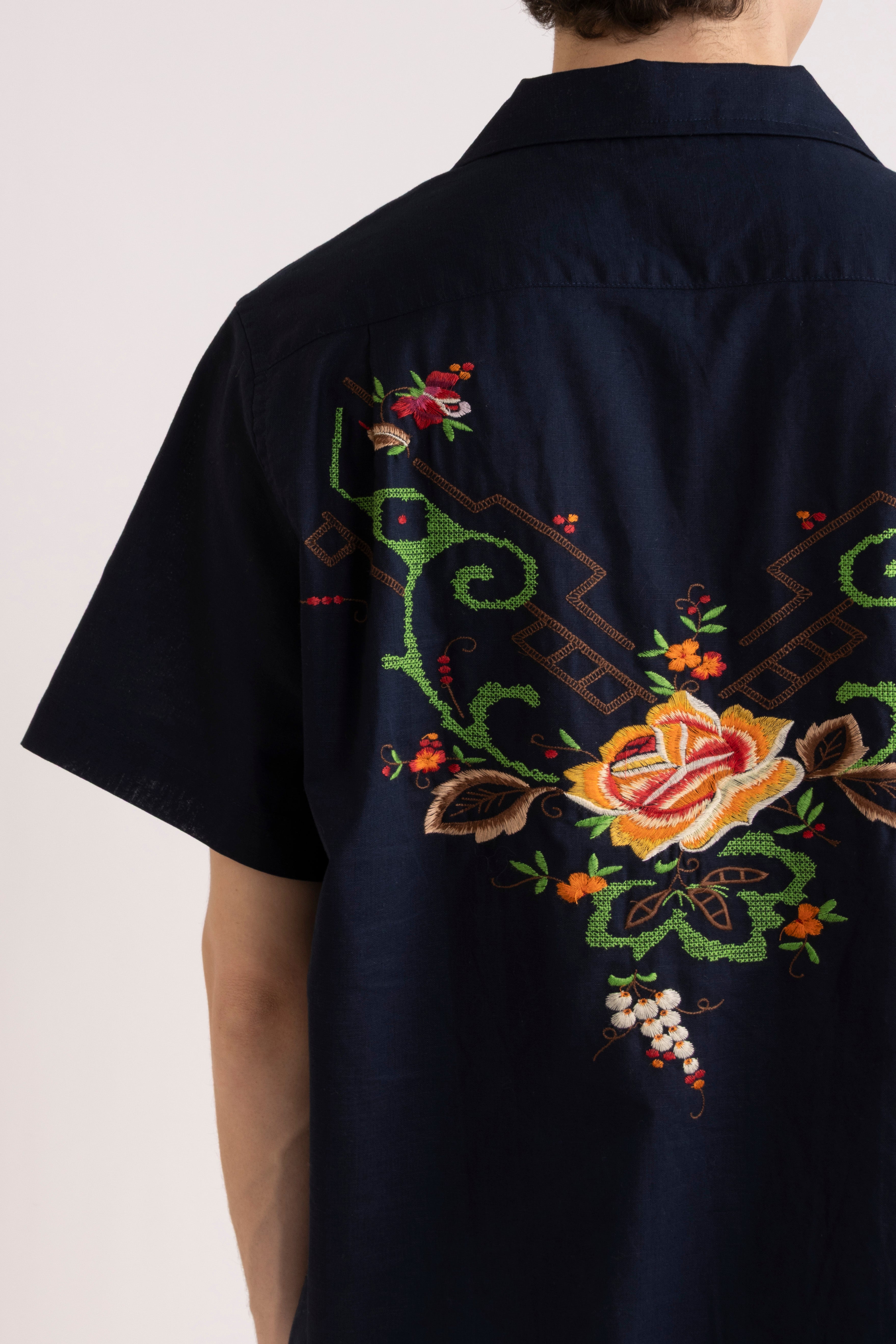 Emilio Embroidered Short Sleeve Shirt