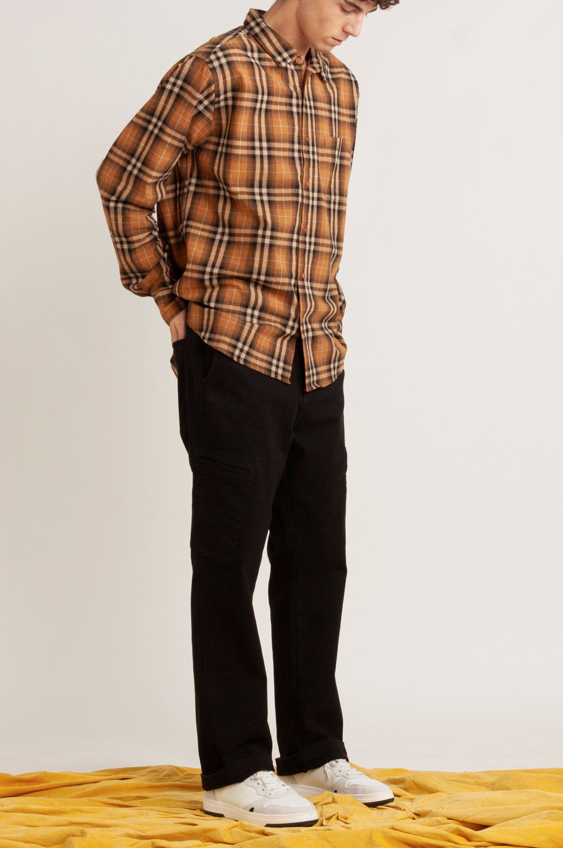 Glaston Wide-leg Cotton Pant