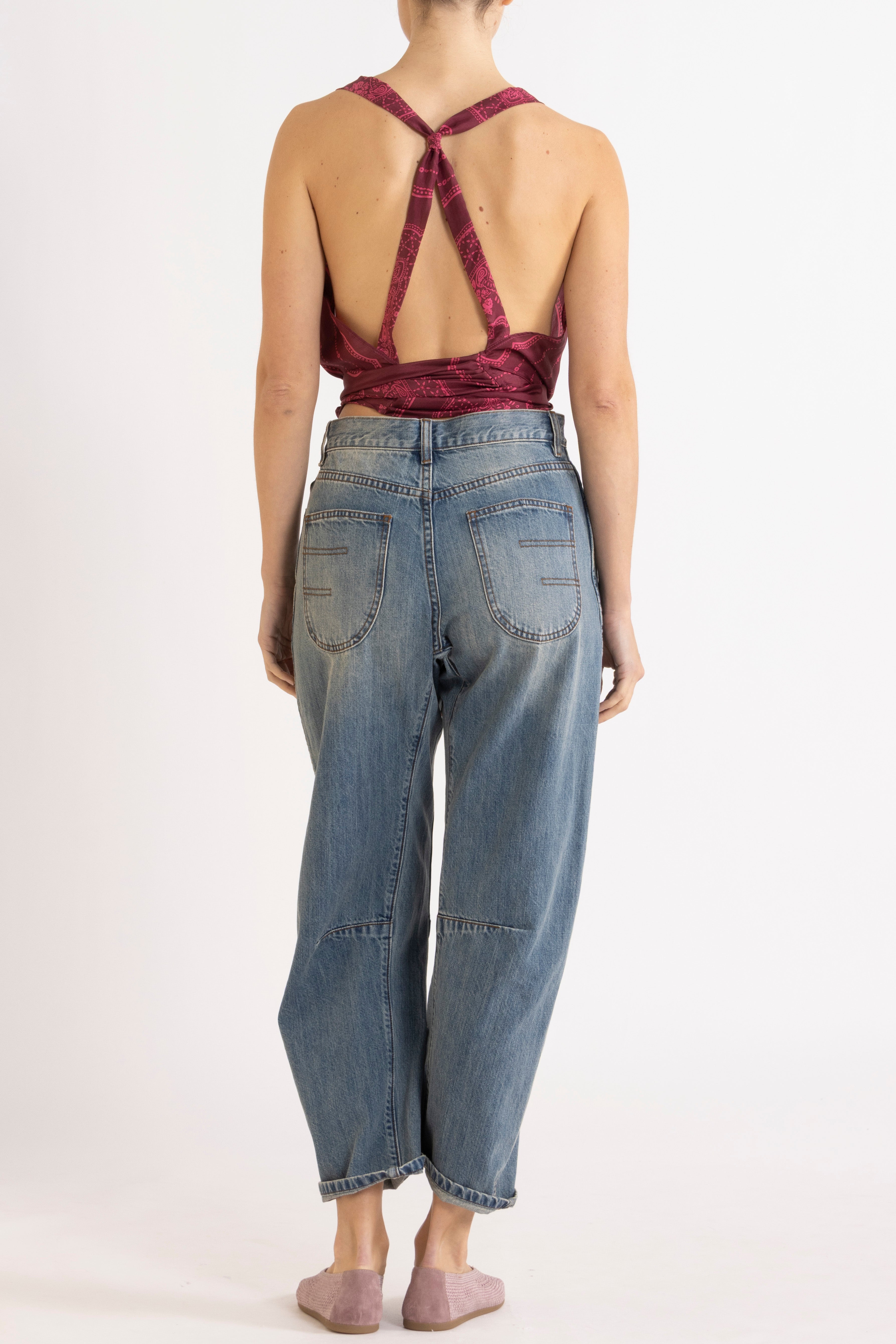 Gia Bow Leg Denim Jean