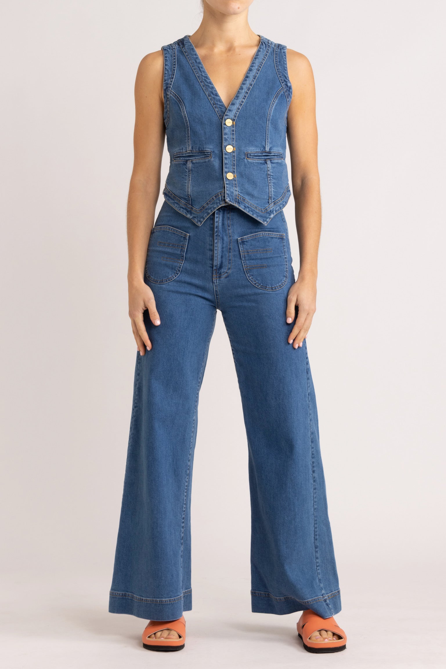 Raven Denim Vest