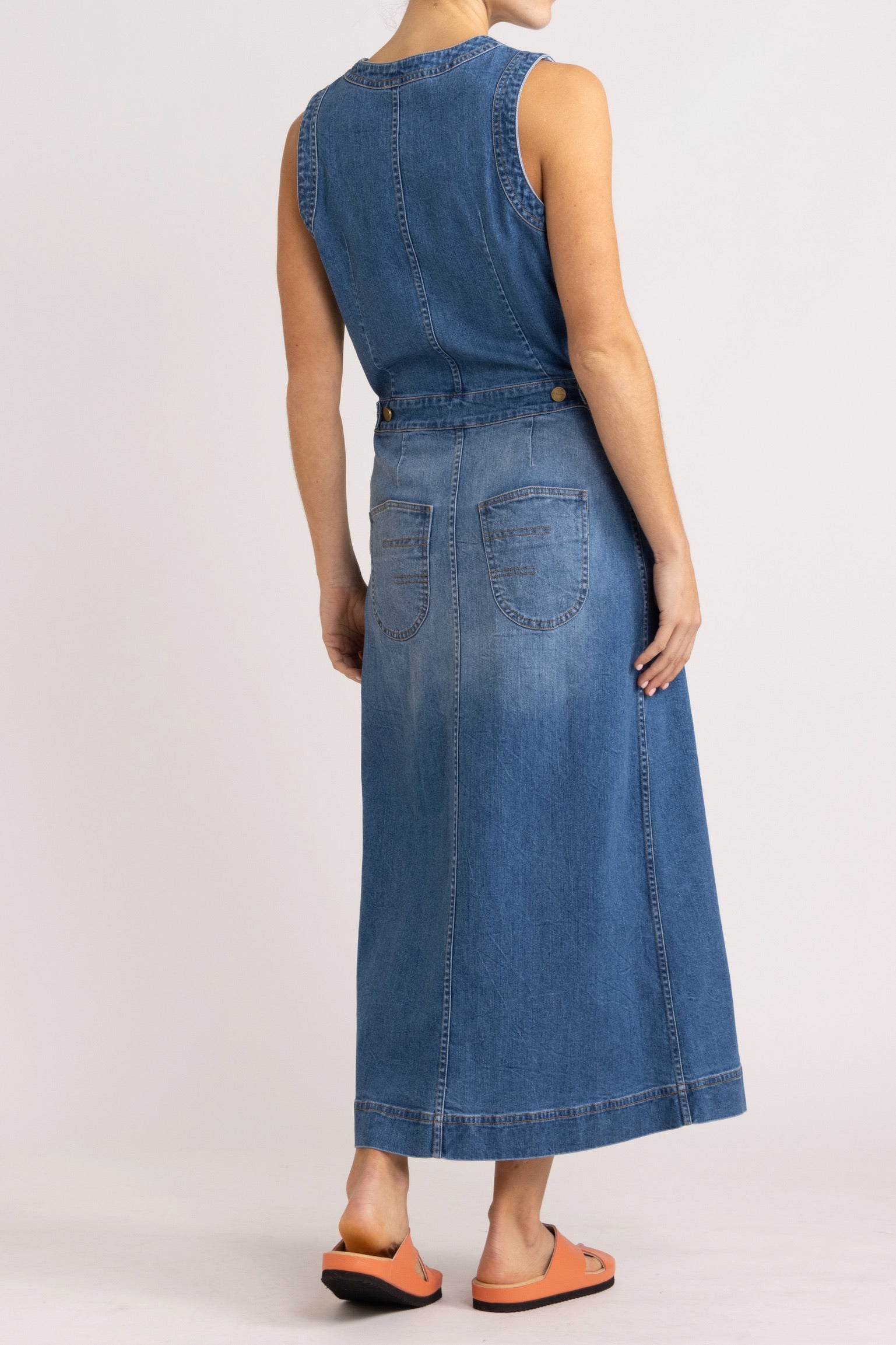 Raven Denim Sleeveless Dress