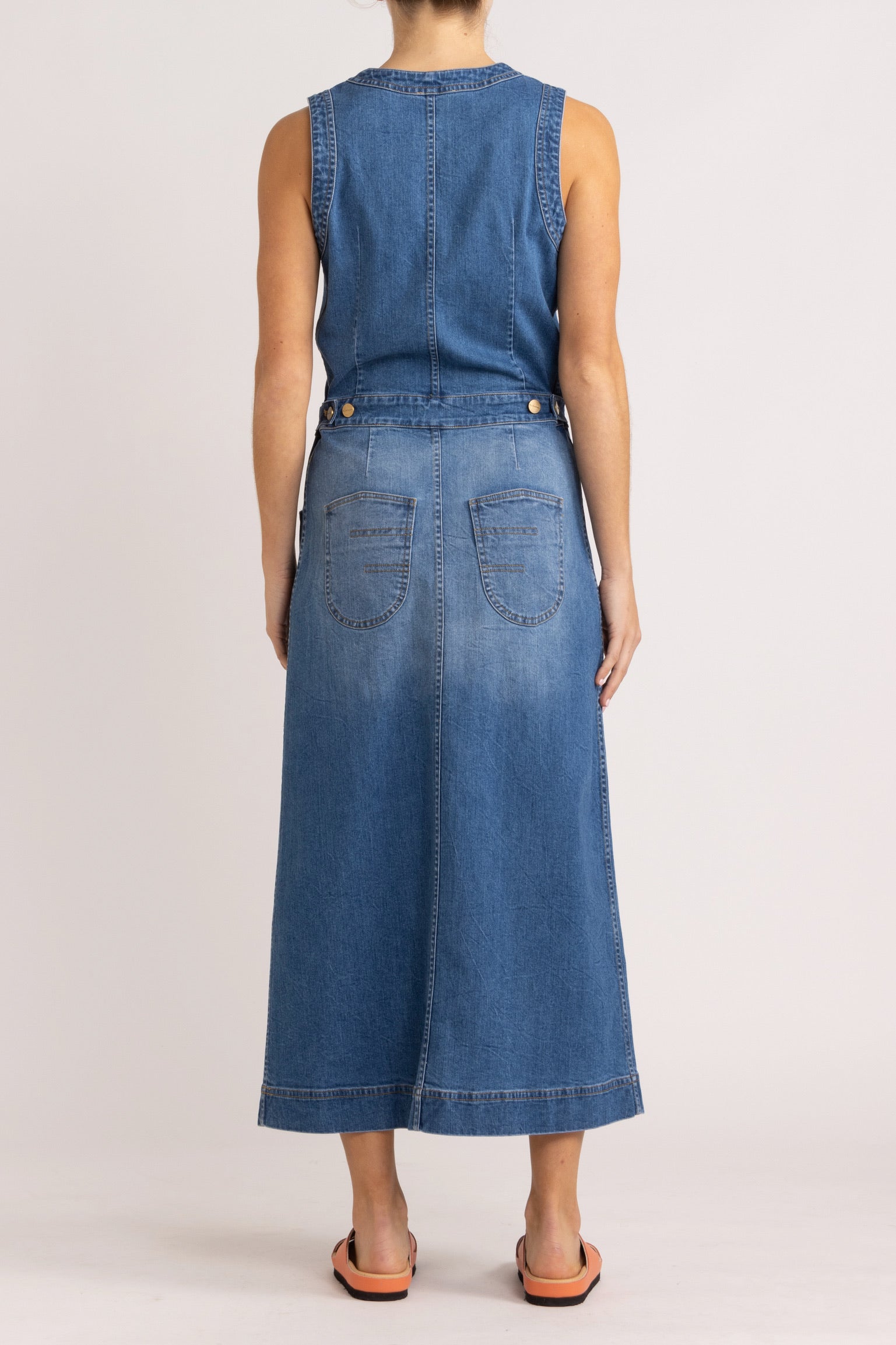 Raven Denim Sleeveless Dress