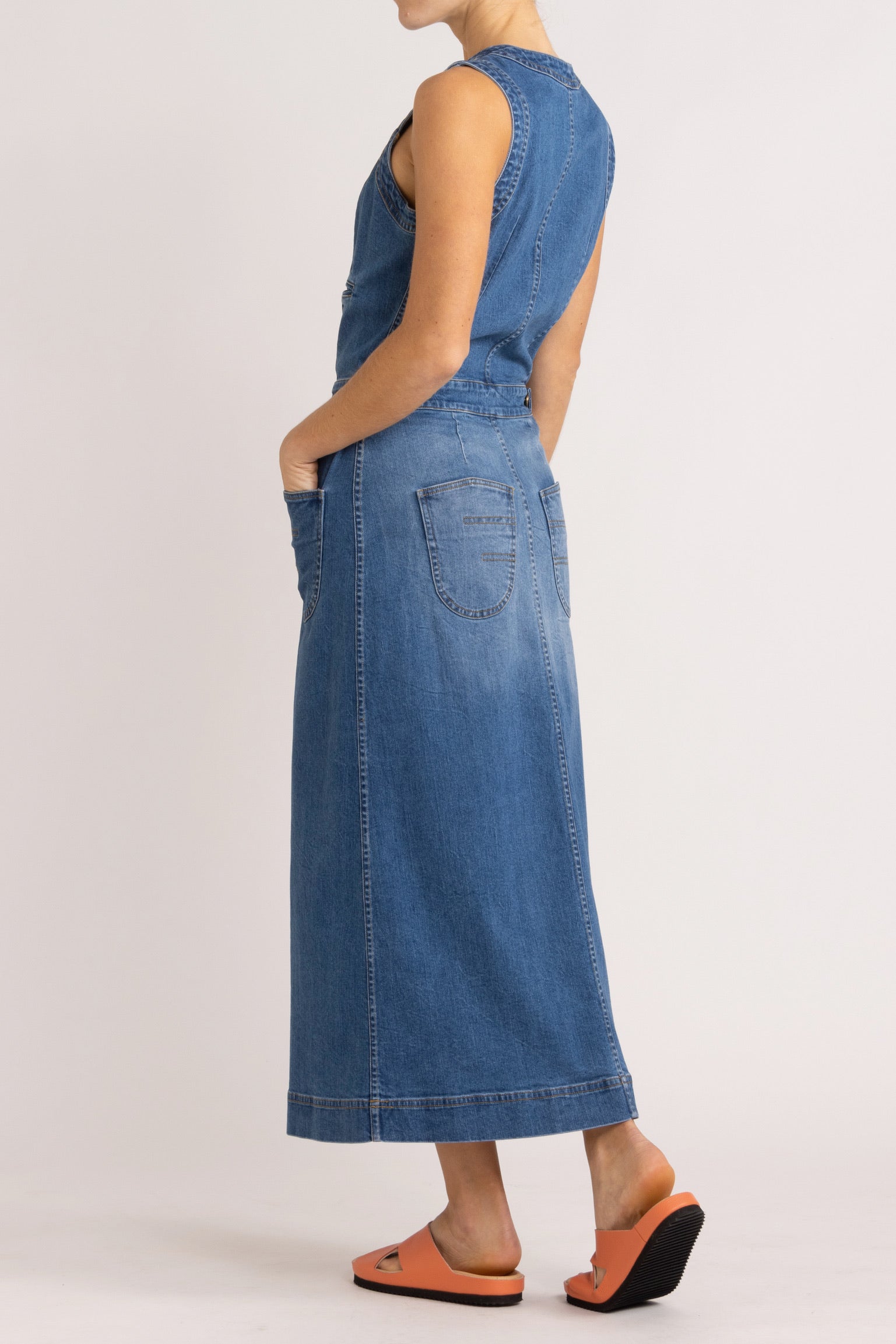 Raven Denim Sleeveless Dress