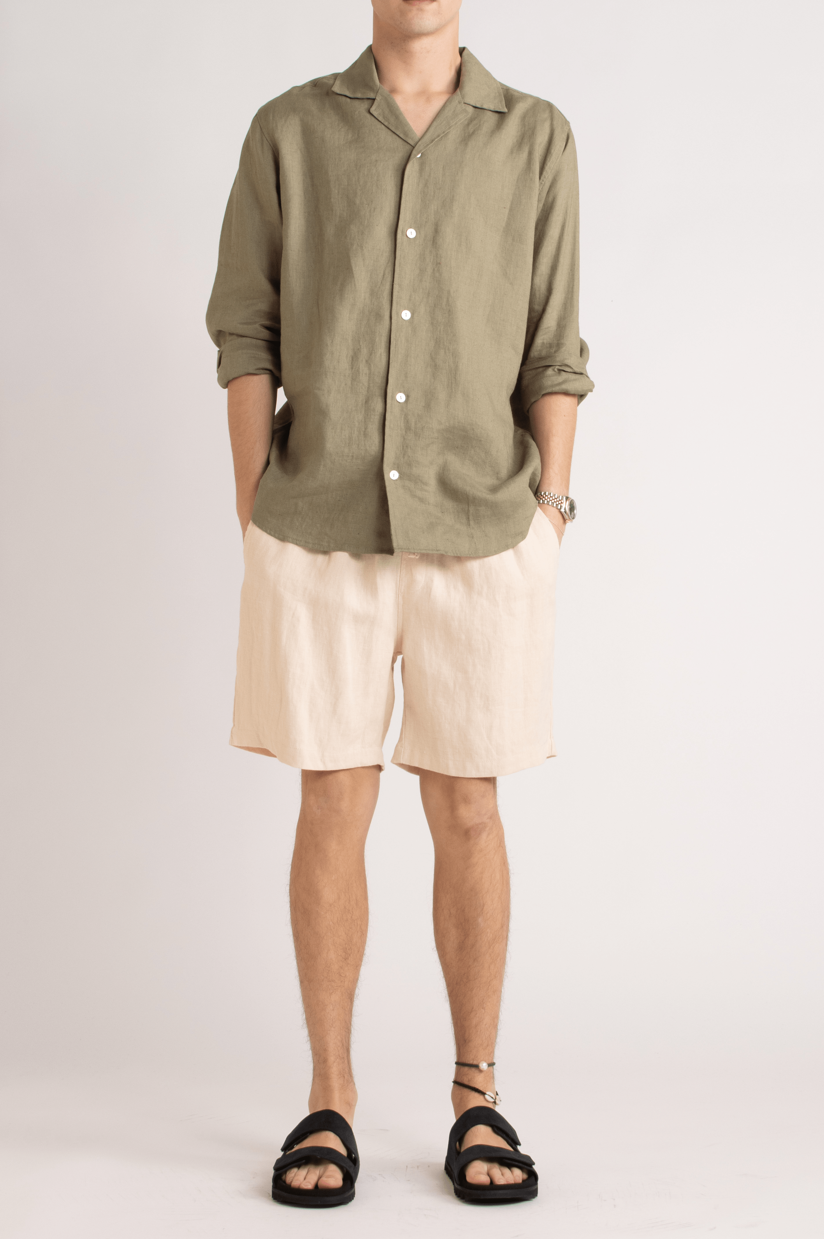Passenger Basil Linen Shirt