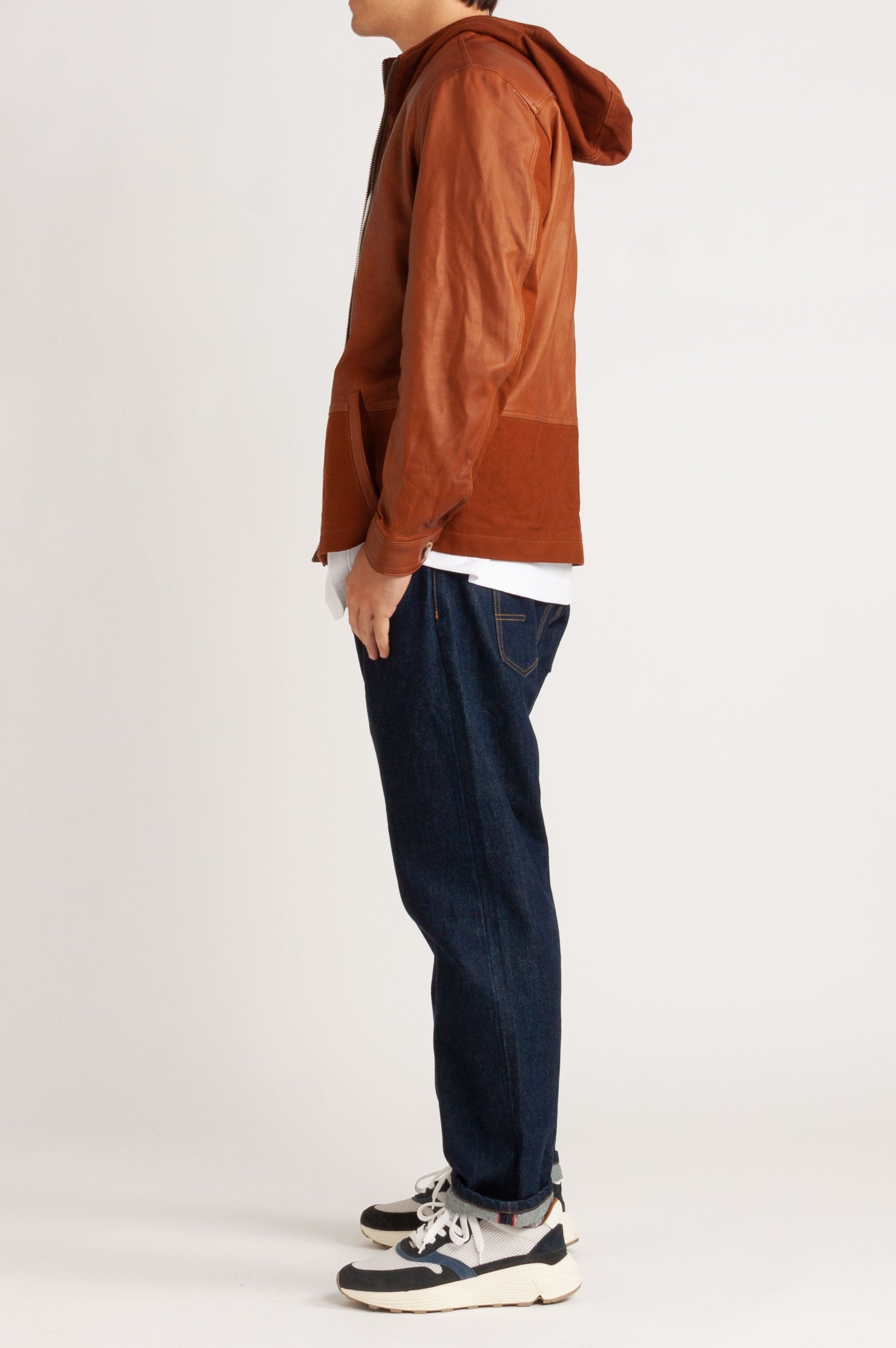 Cyrus Tan Leather Jacket