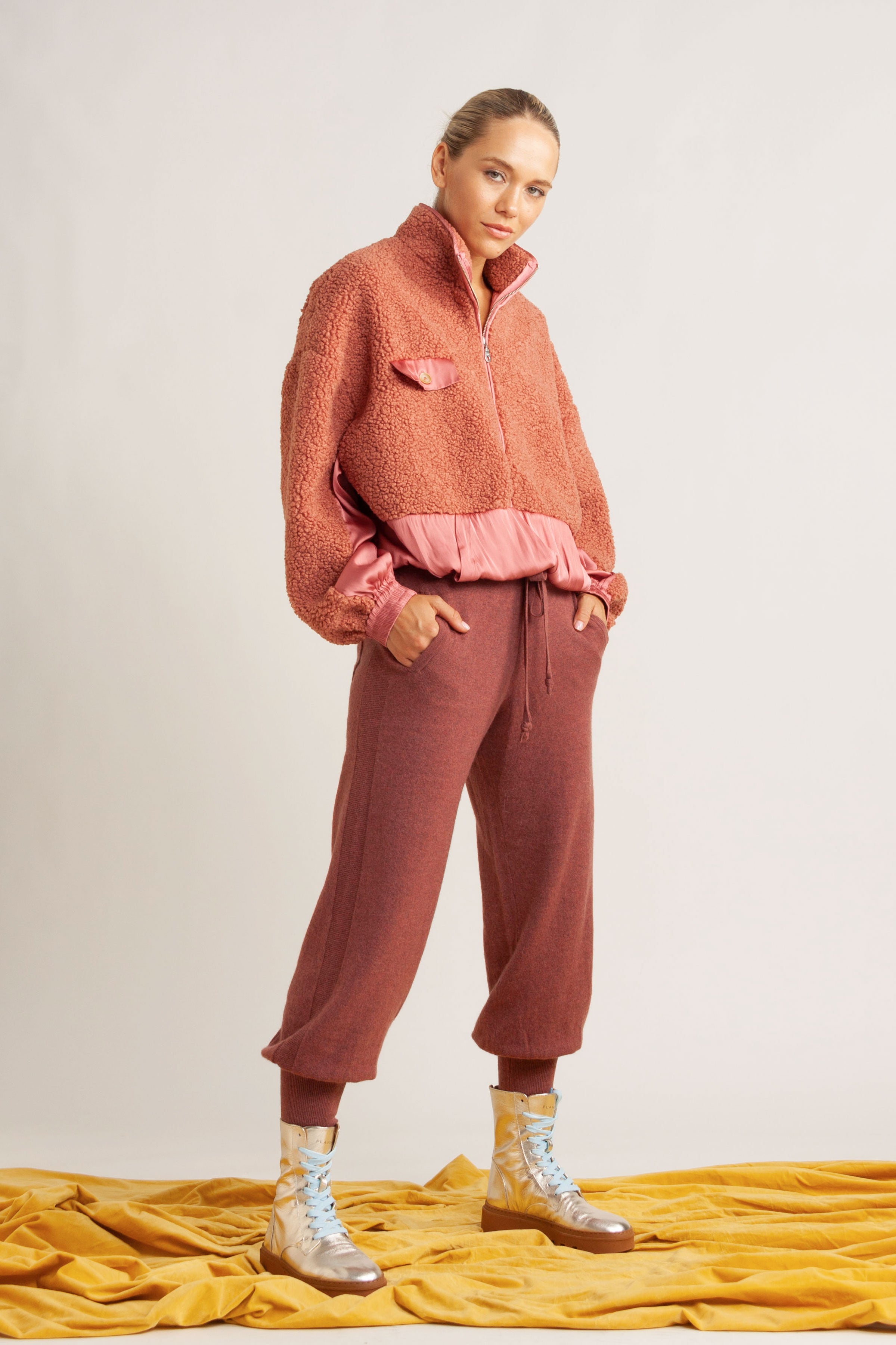 Fallon Leather Combat Boot