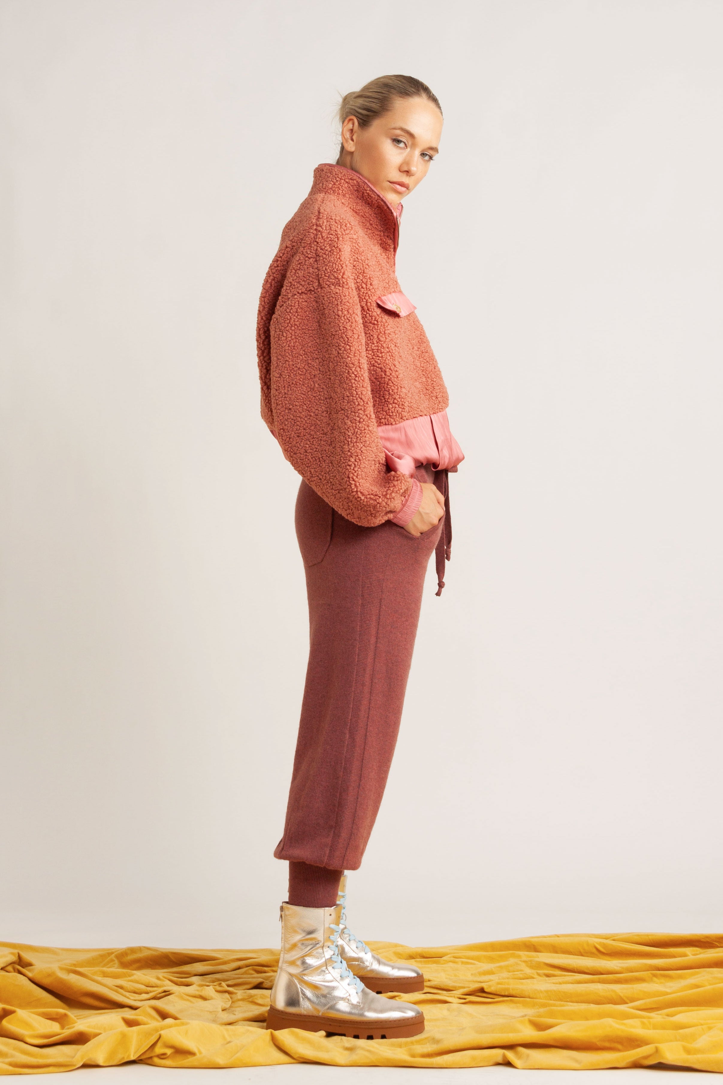 Fallon Leather Combat Boot