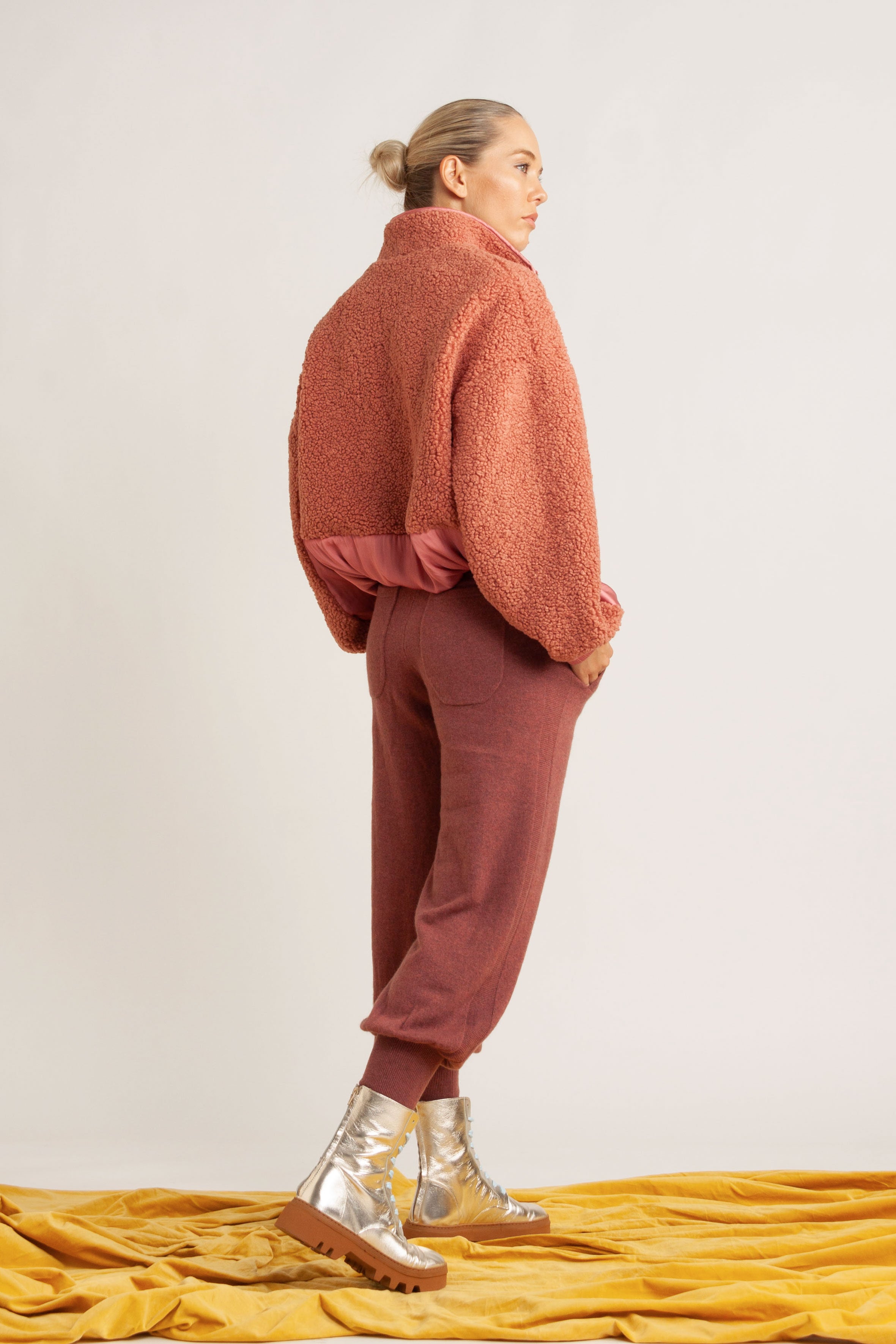 Fallon Leather Combat Boot