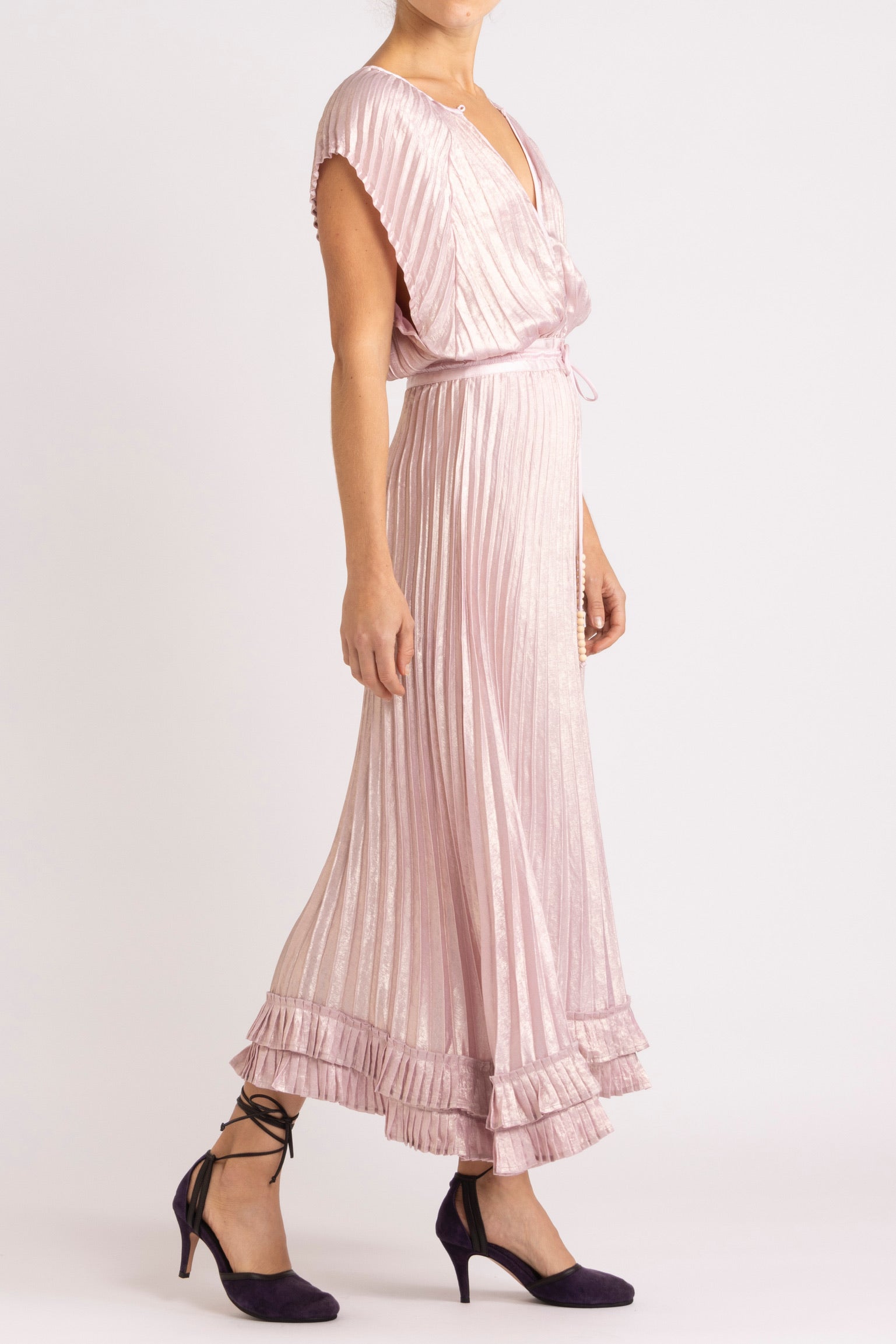 Tiana Tango-Inspired Suede Heel