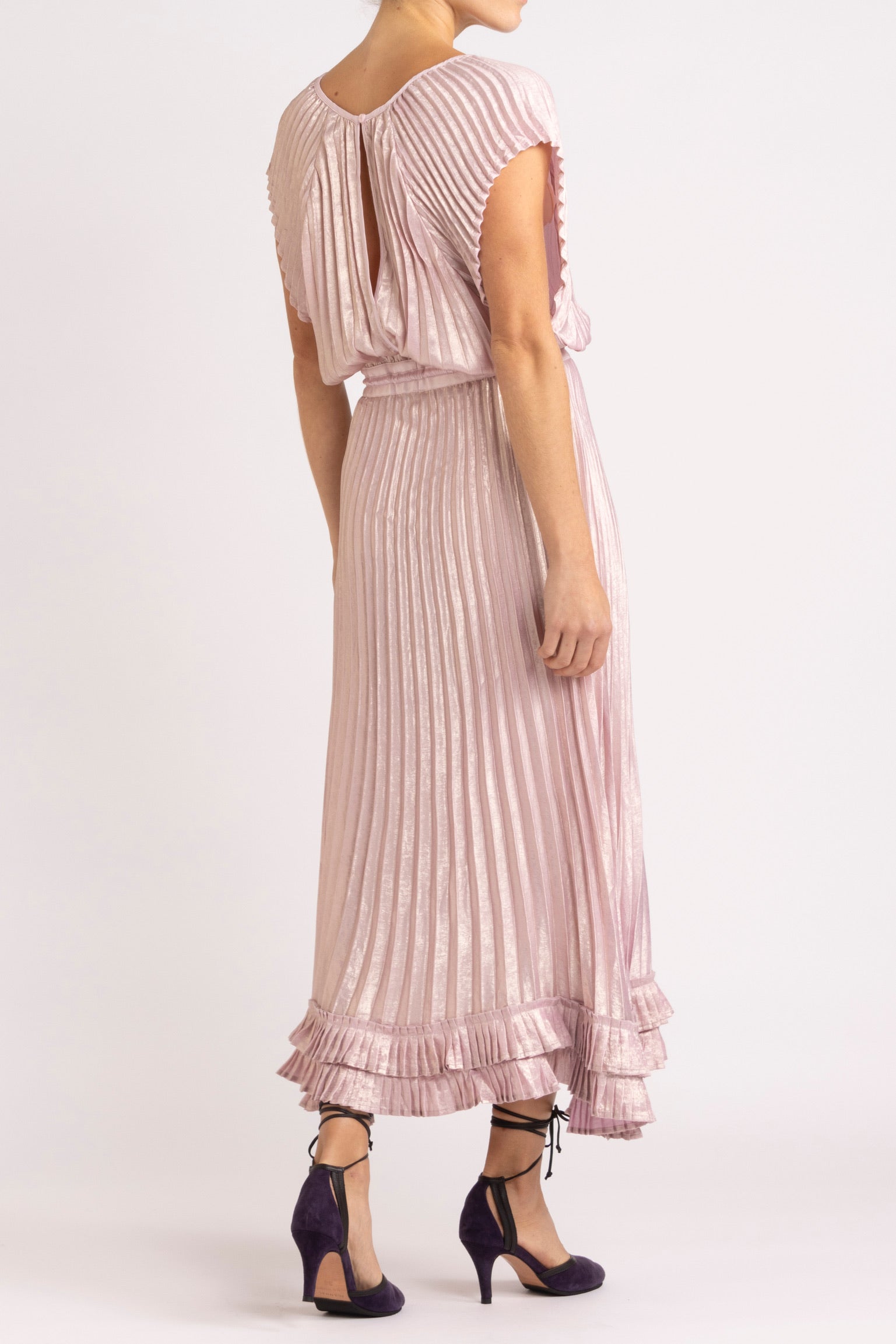 Tiana Tango-Inspired Suede Heel