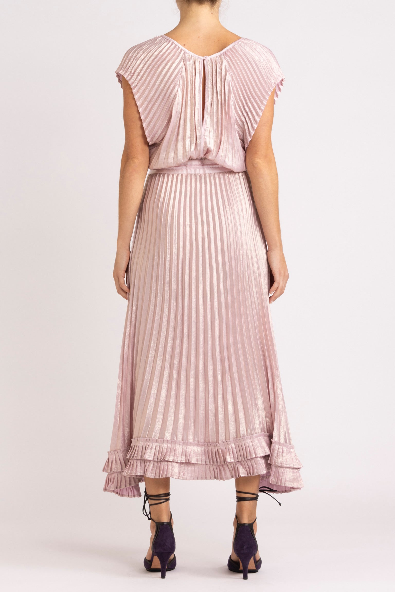 Tiana Tango-Inspired Suede Heel