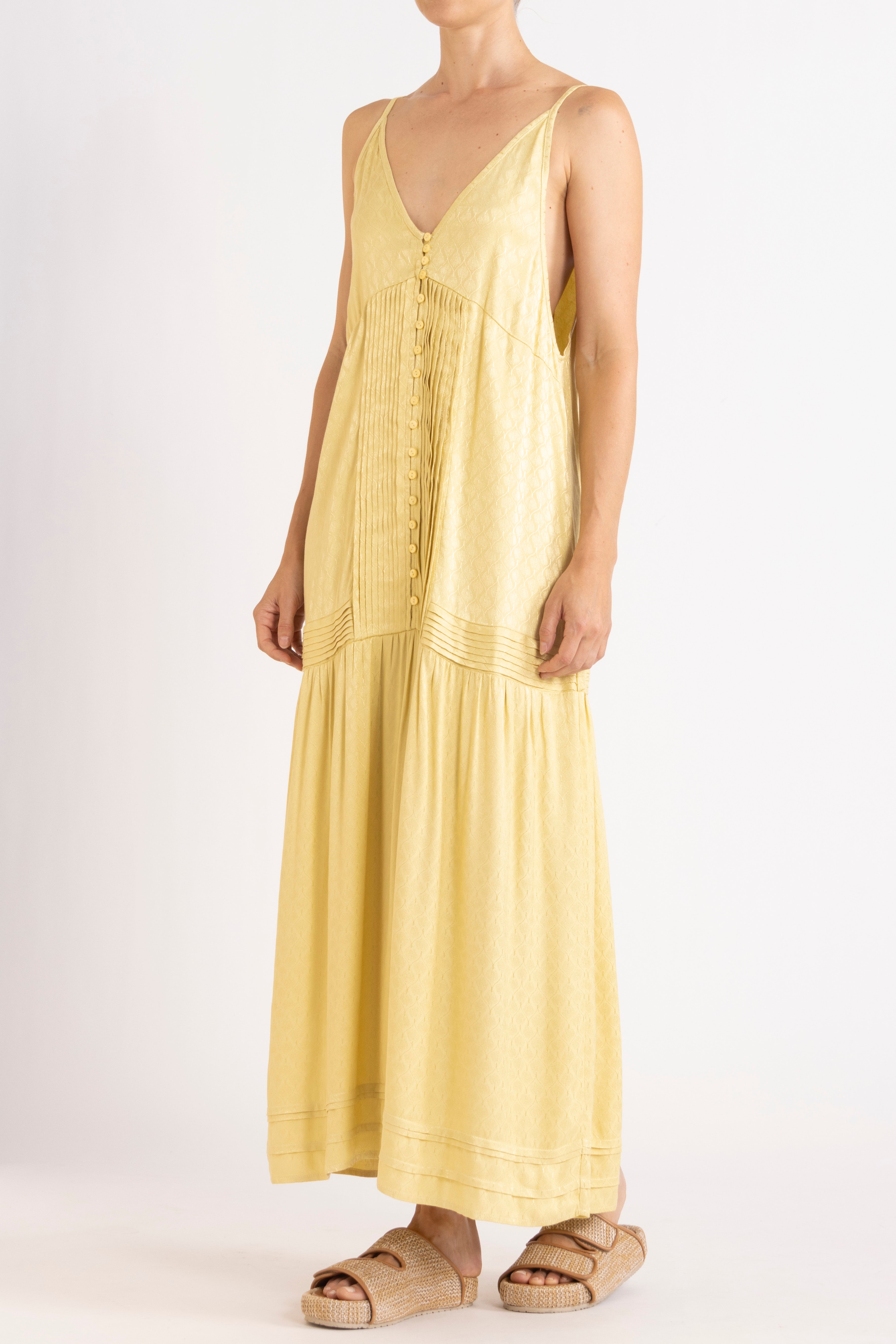 Sierra Jacquard Cami Dress