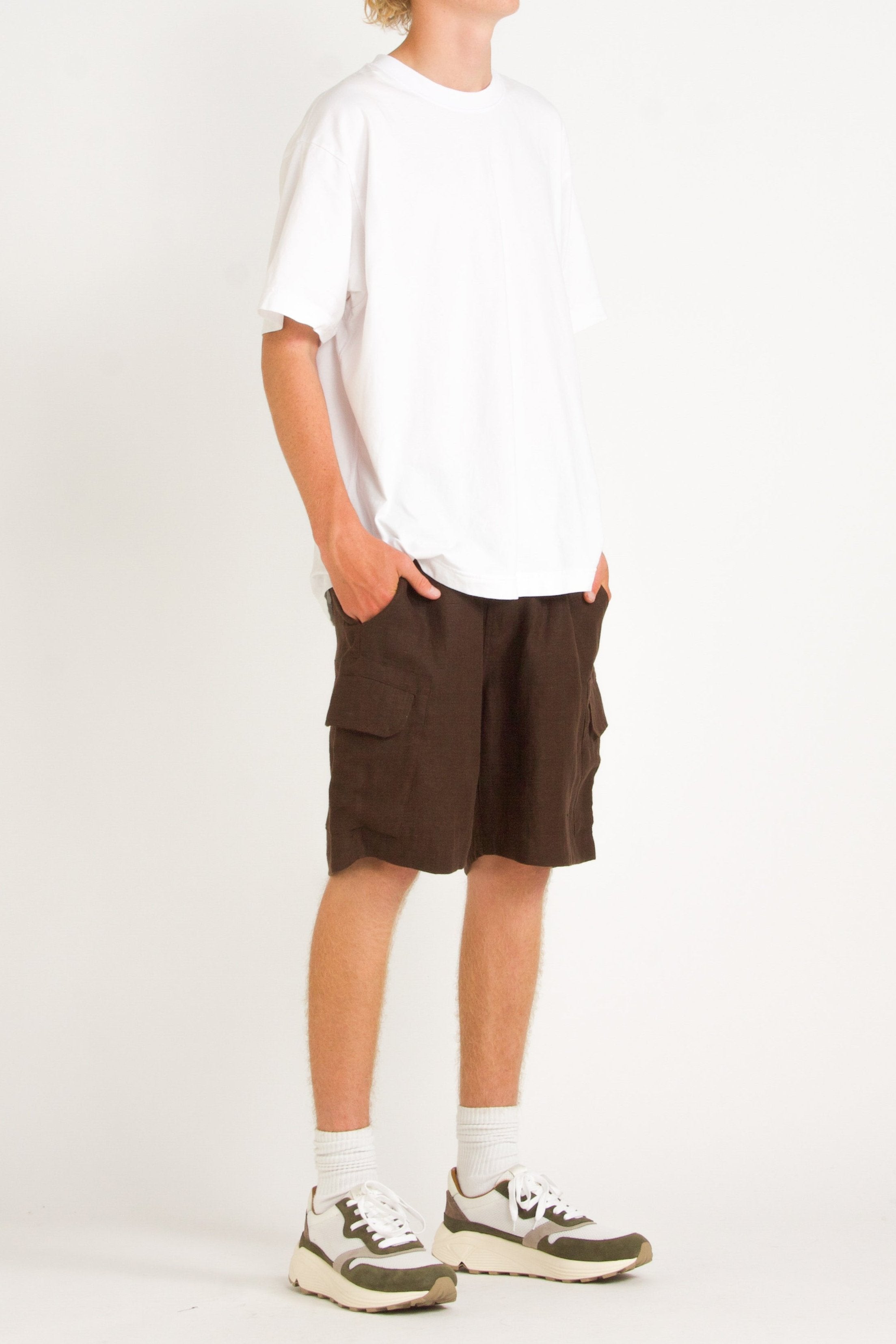 Elijah Relaxed Linen Cargo Short