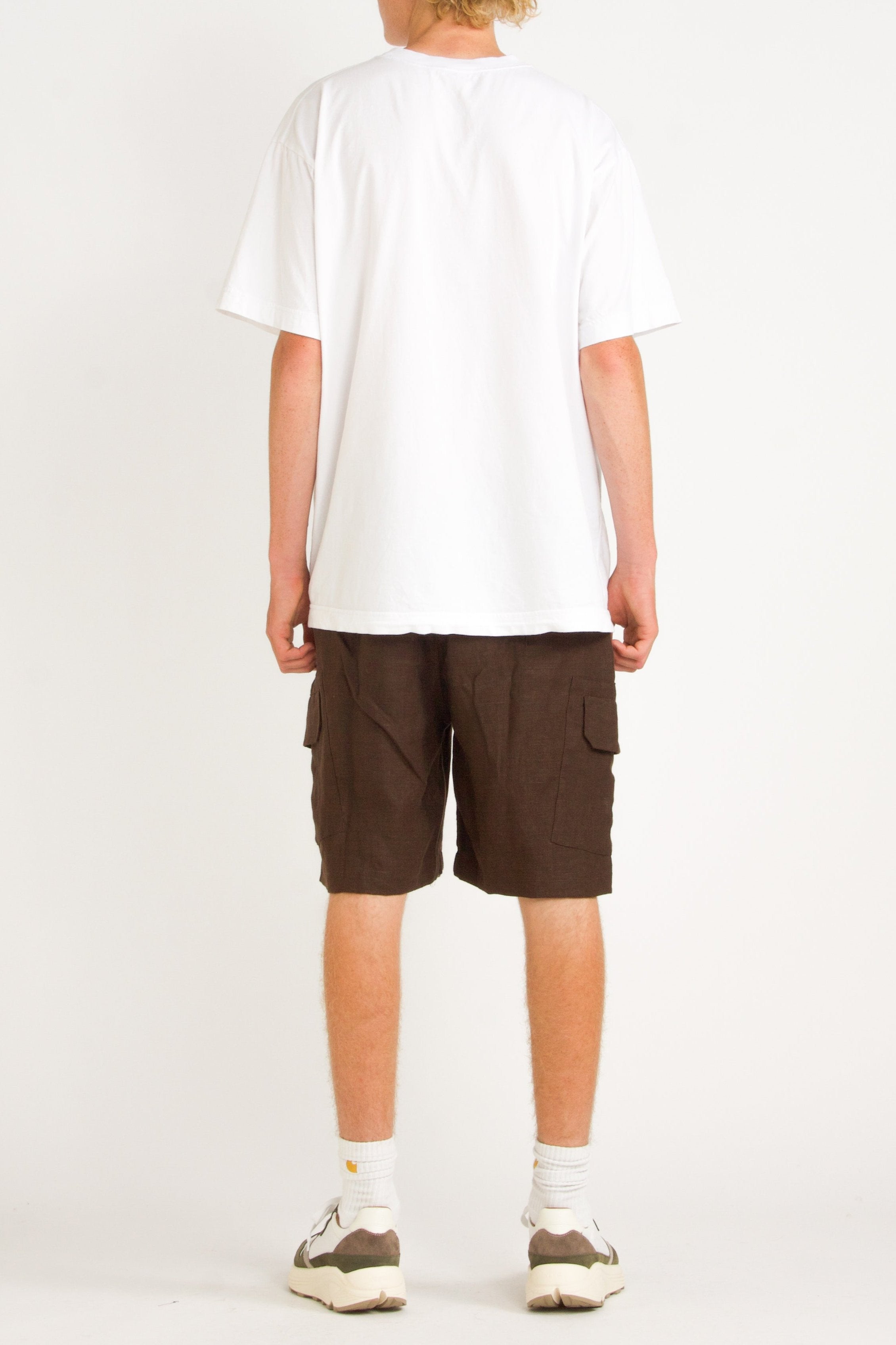 Elijah Relaxed Linen Cargo Short