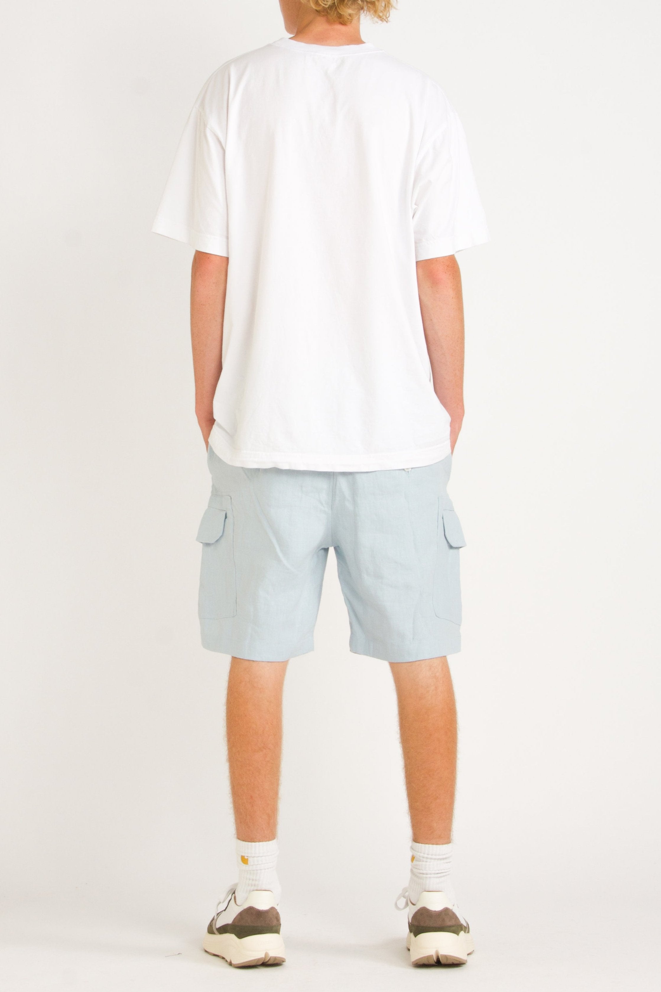 Elijah Relaxed Linen Cargo Short