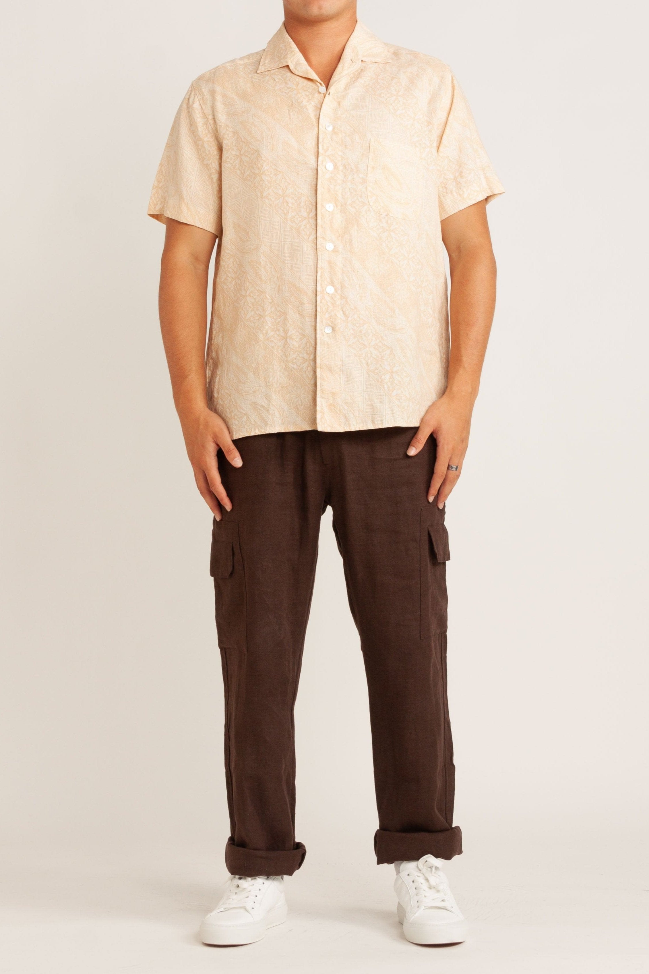 Ash Linen Short Sleeve Shirt