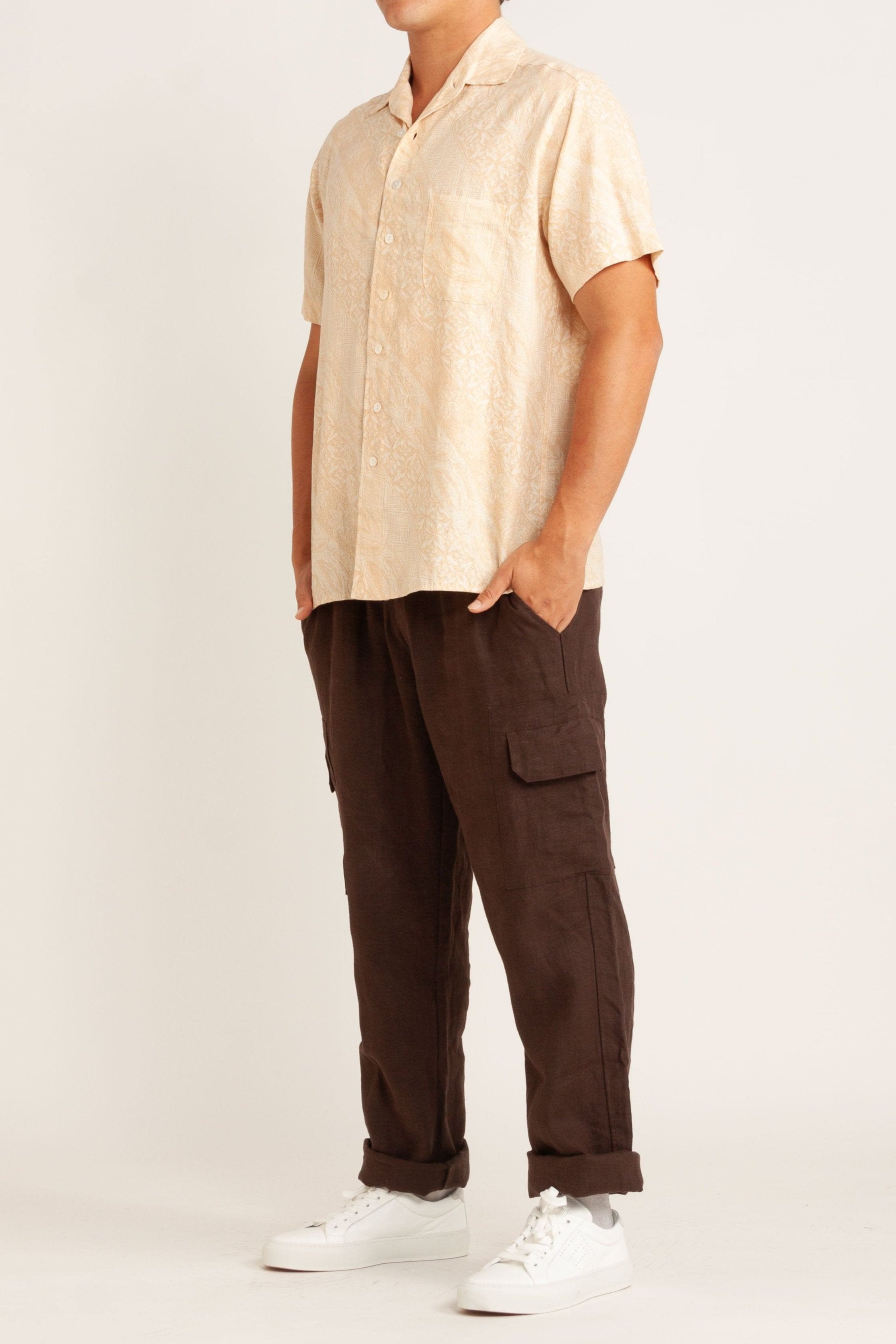 Ash Linen Short Sleeve Shirt