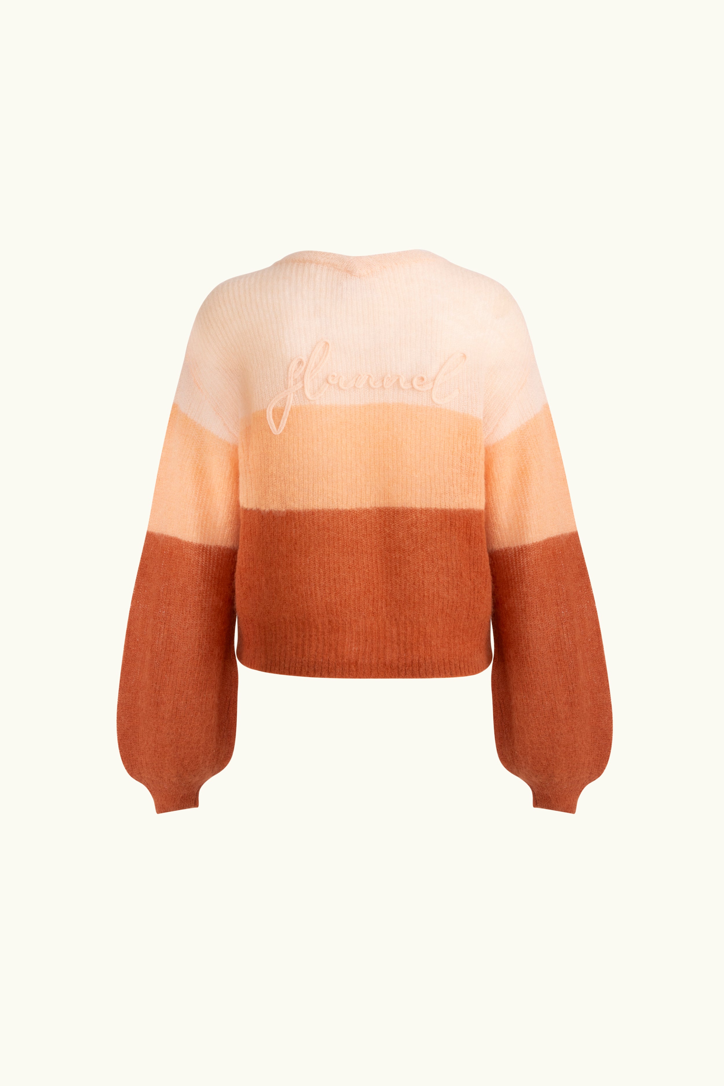 Inez Mohair-Wool Logo Knit Sweater