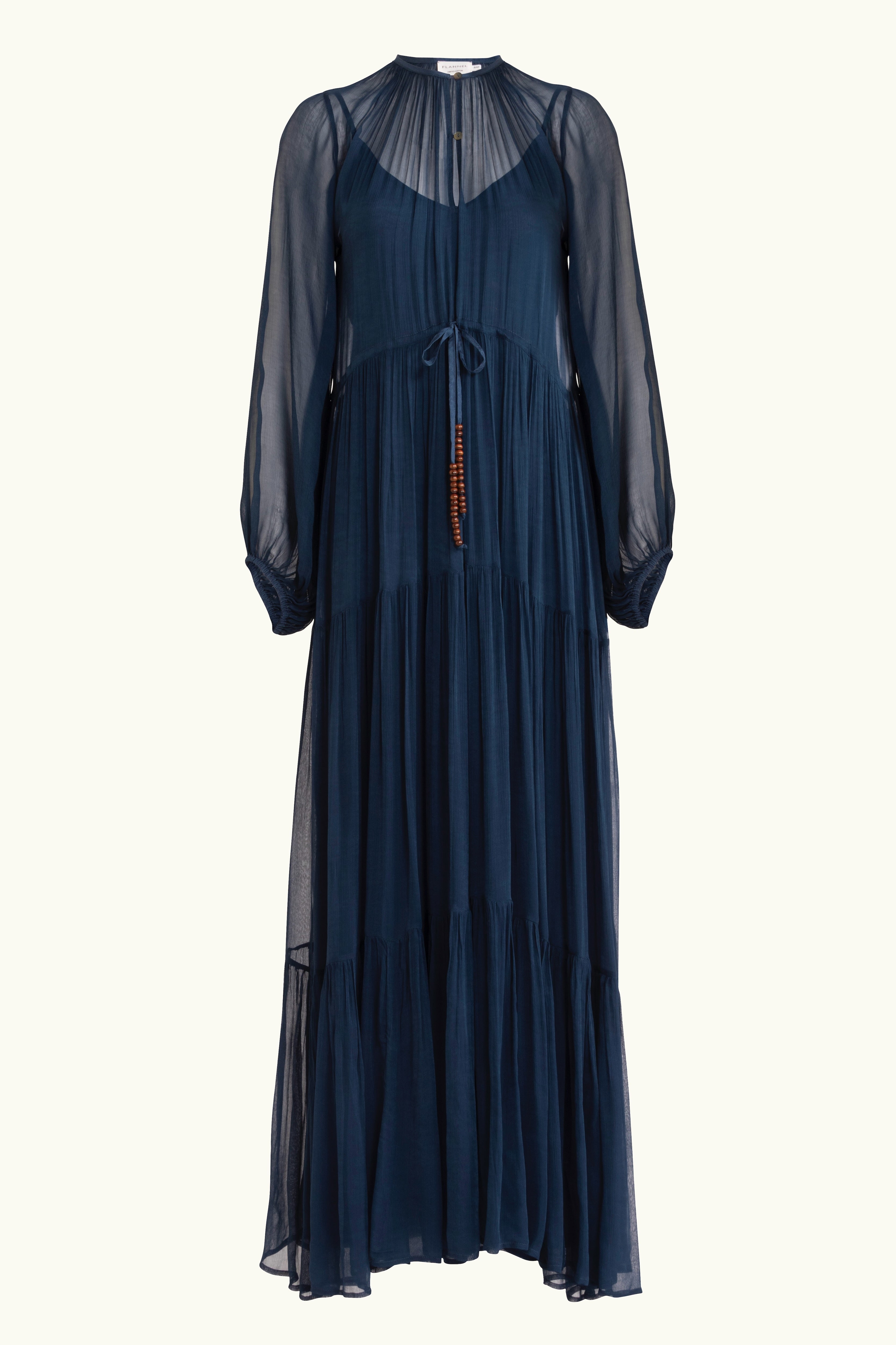 Lucinda Crinkle Chiffon Maxi Dress