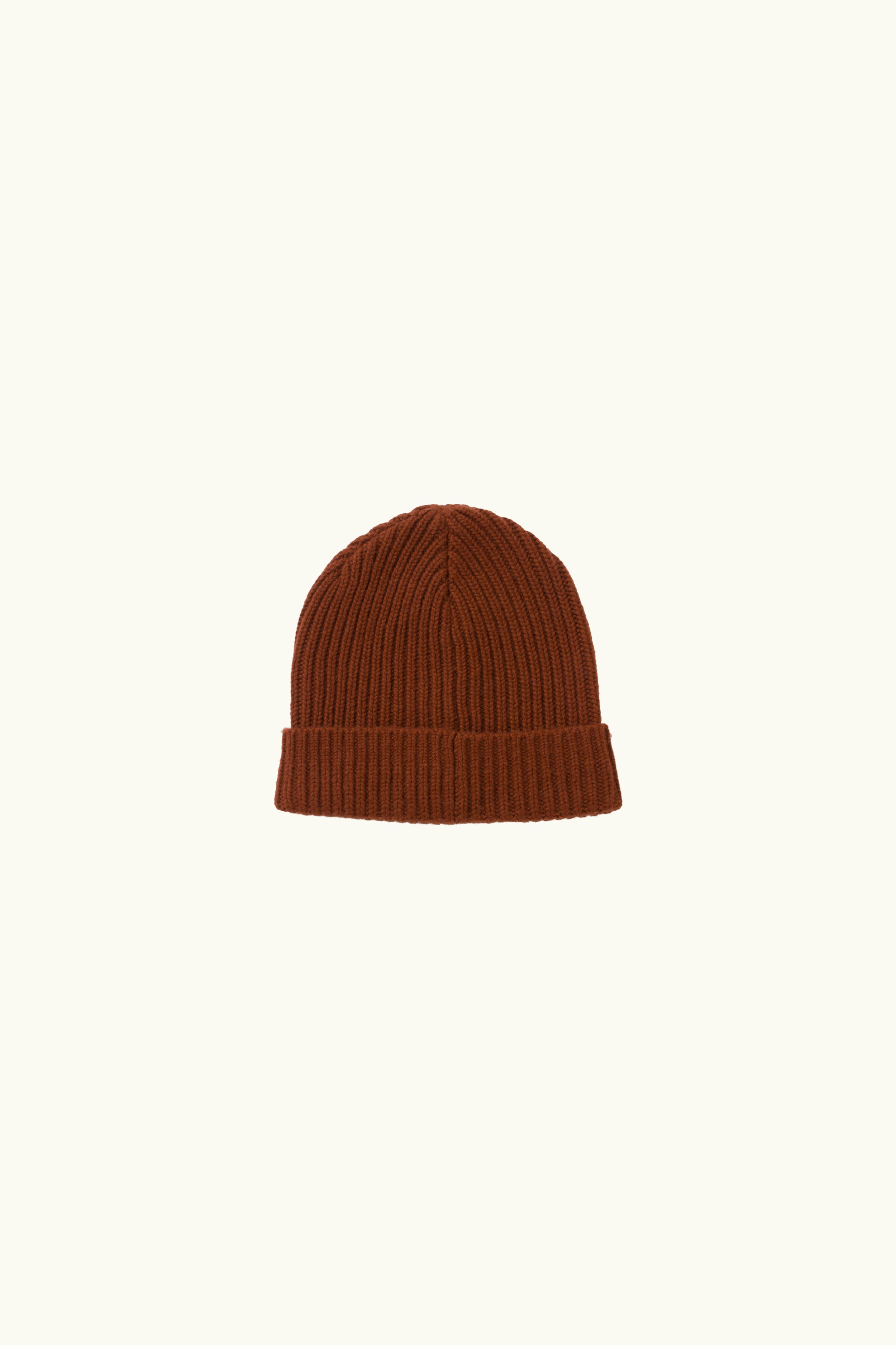 Redclay cashmere wool blend knit beanie on a white background