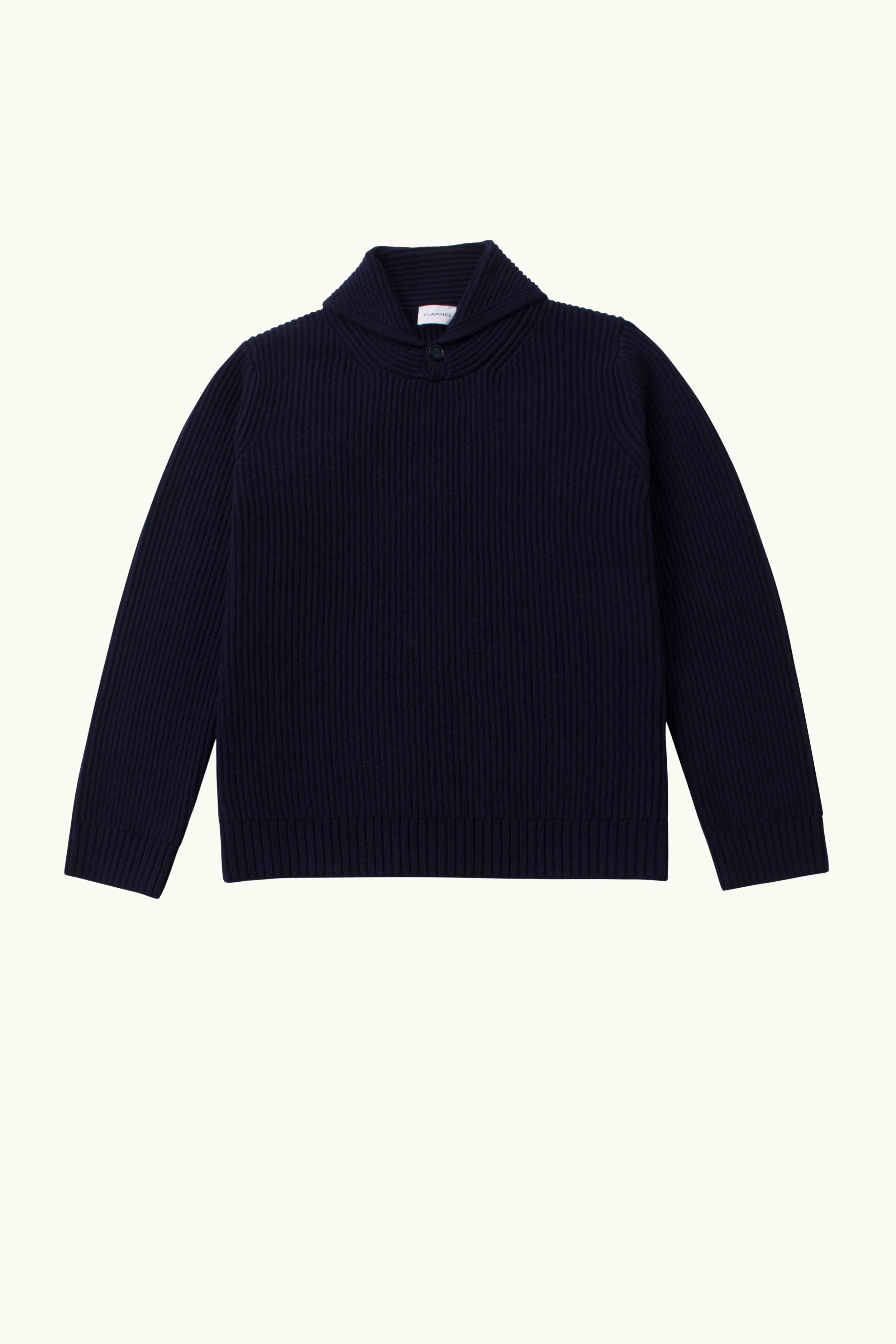 Marcus Wool-Cashmere Shawl Collar Crew