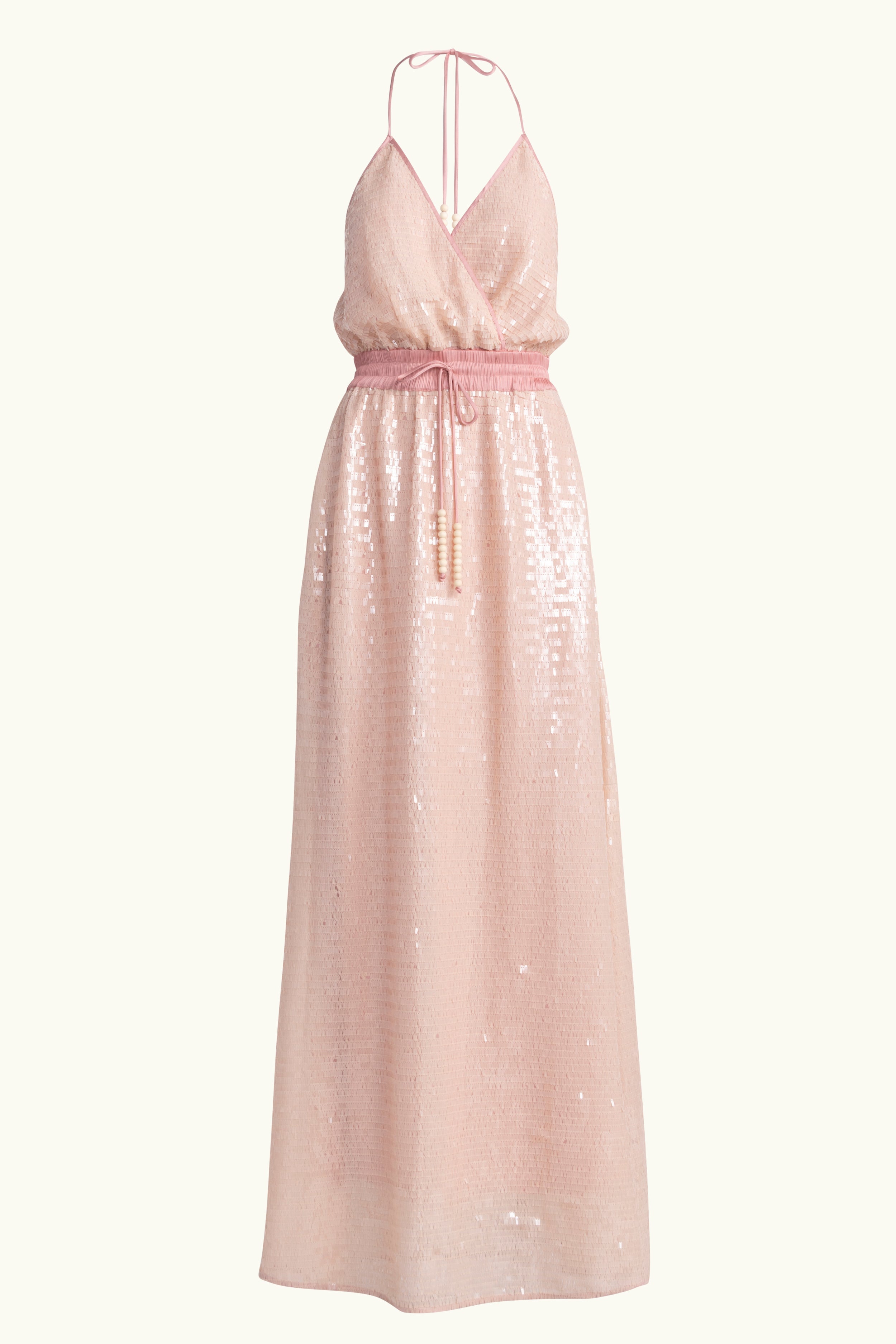 Marella Sequin Halter Neck Dress