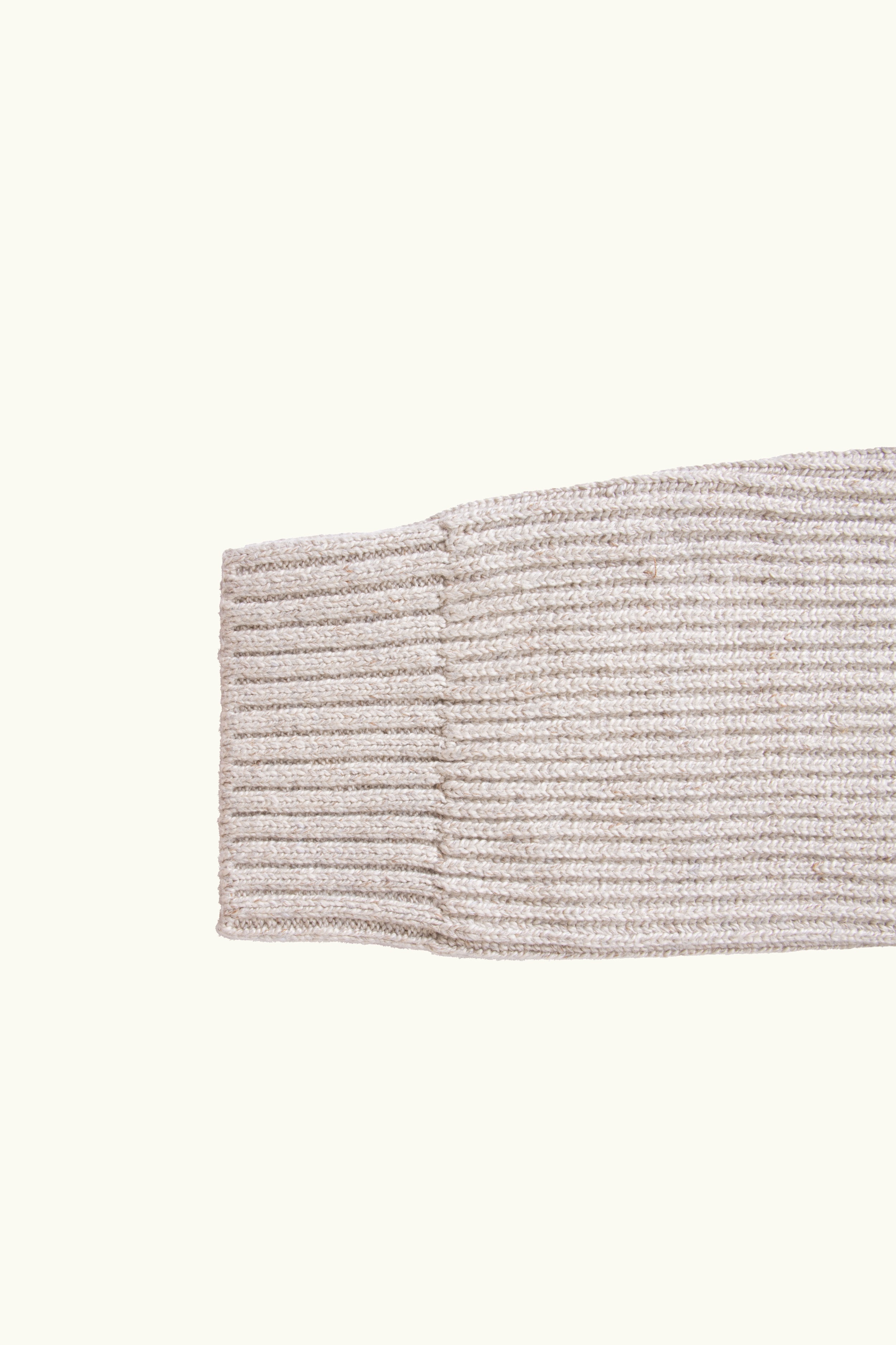 Milton Hemp-Cotton Knit Shawl Collar Sweater